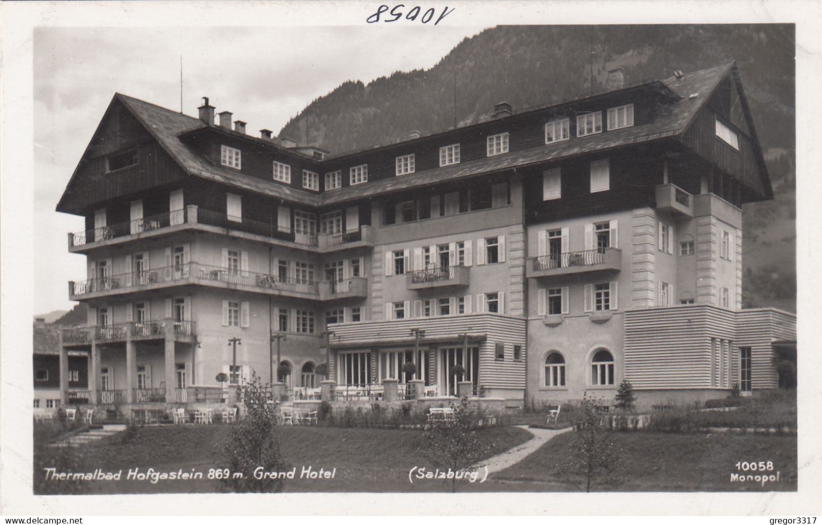 D8175) HOFGASTEIN Salzburg - GRAND HOTEL - MONOPOL FOTO AK Nr. 10058 - Bad Hofgastein