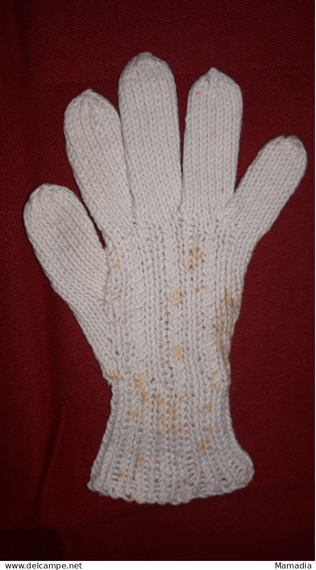 GANTS ANCIENS ENFANTS UNISEXES 1 à 3 ANS COTON FANTAISIE - 1900-1940