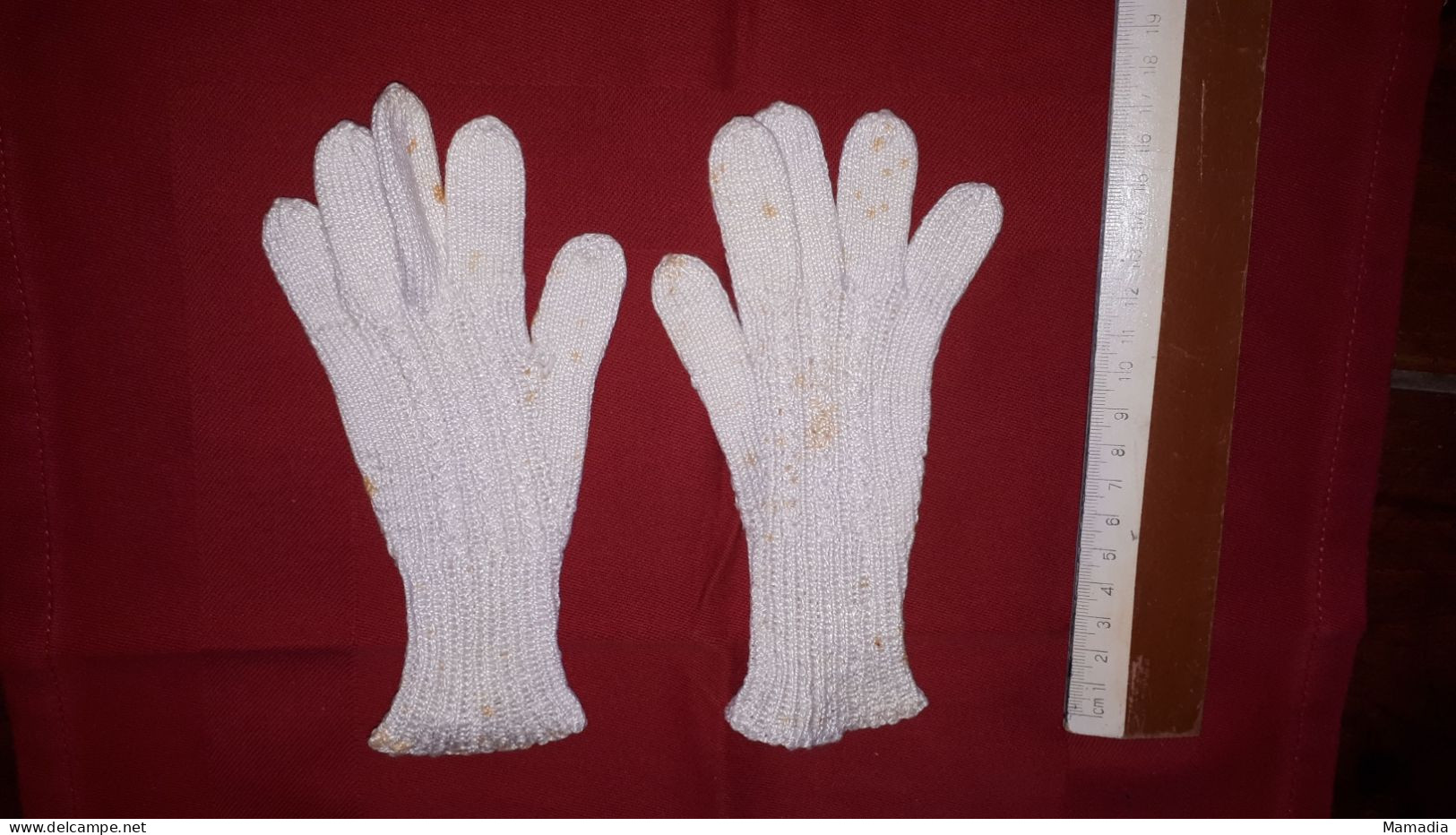 GANTS ANCIENS ENFANTS UNISEXES 3 à 6 ANS COTON FANTAISIE - 1900-1940