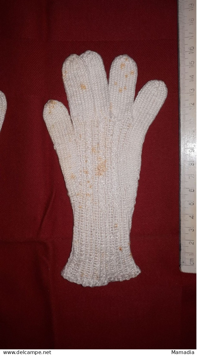 GANTS ANCIENS ENFANTS UNISEXES 3 à 6 ANS COTON FANTAISIE - 1900-1940