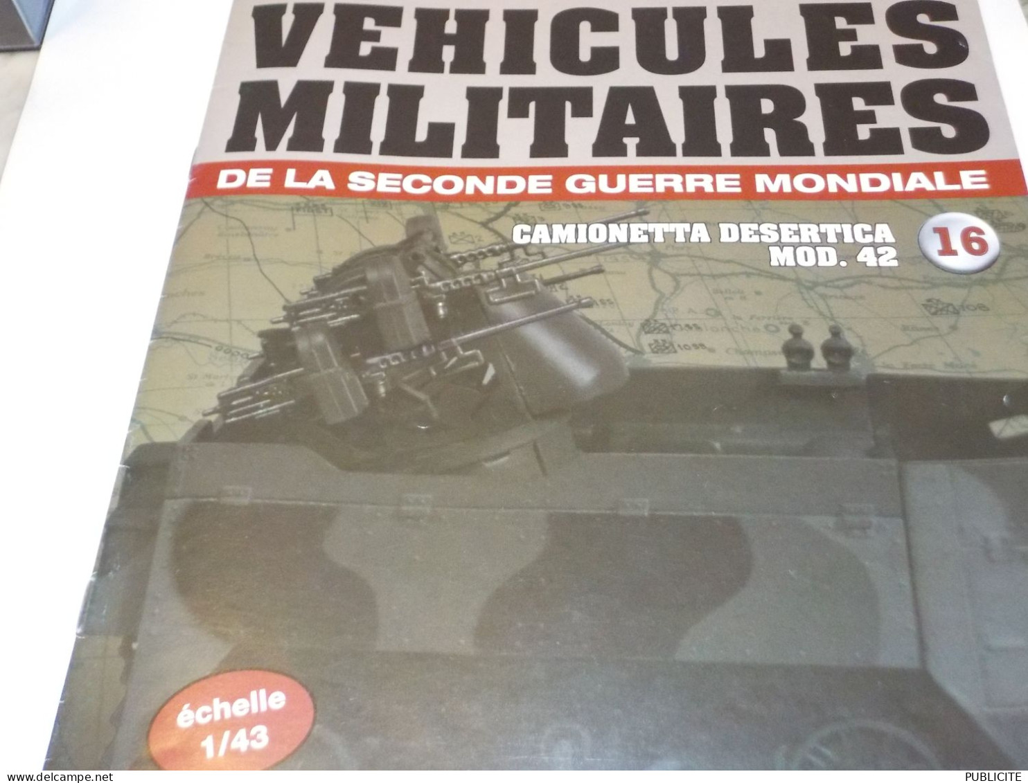 Miniature    Militaire 1/43  Camion Desert Mod 42 1943 - Militaria