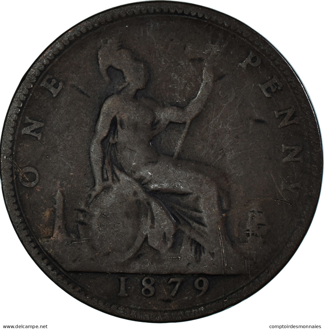 Monnaie, Grande-Bretagne, Penny, 1879 - D. 1 Penny