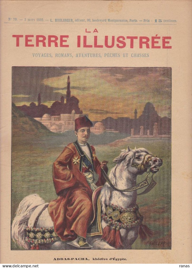 Journal EGYPTE Abbas Pacha Khédive D'Egypte N° 70 De 1892 - 1850 - 1899
