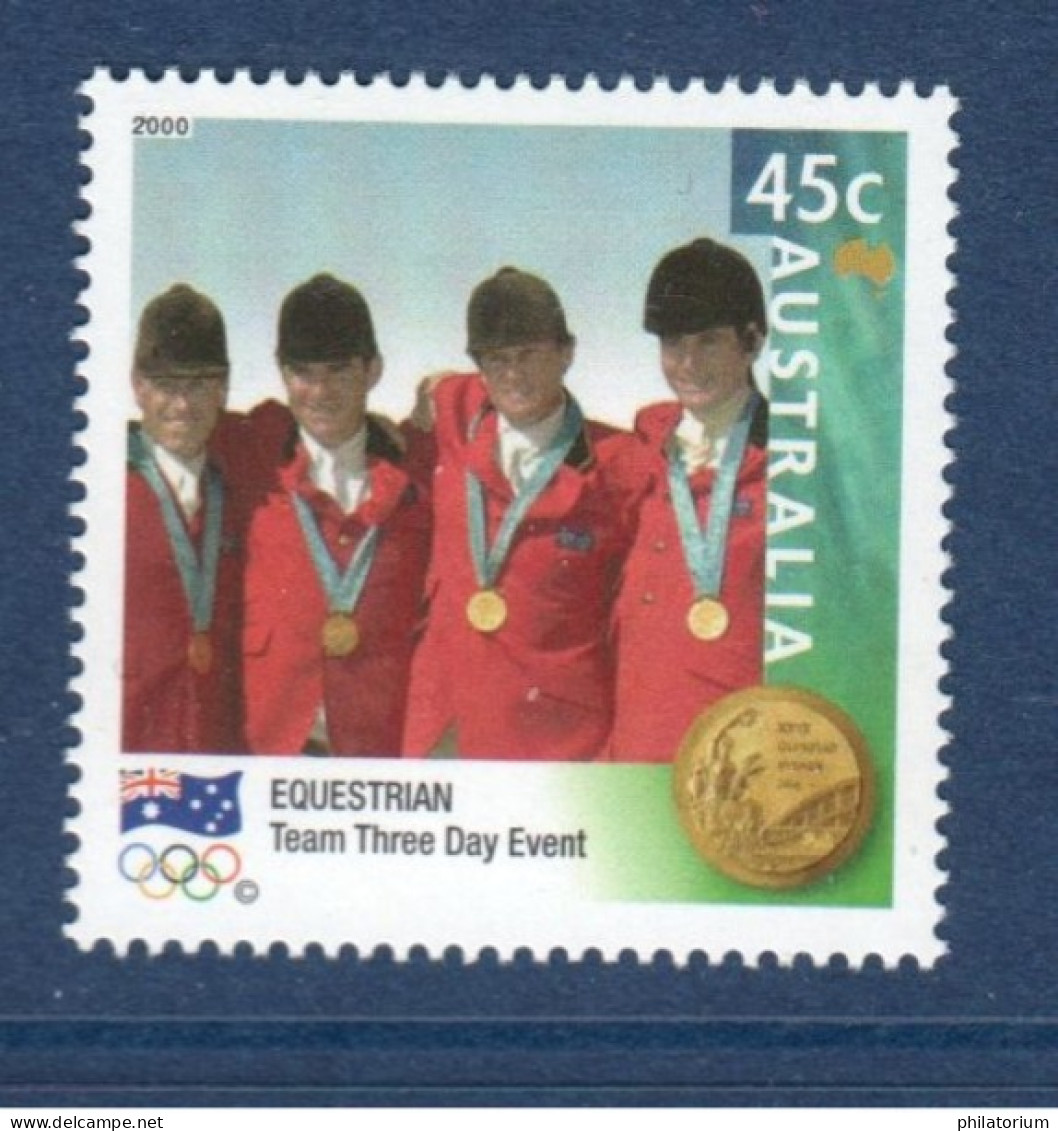 Australie, Yv 1883, Mi 1976, **,sport, équitation, - Mint Stamps