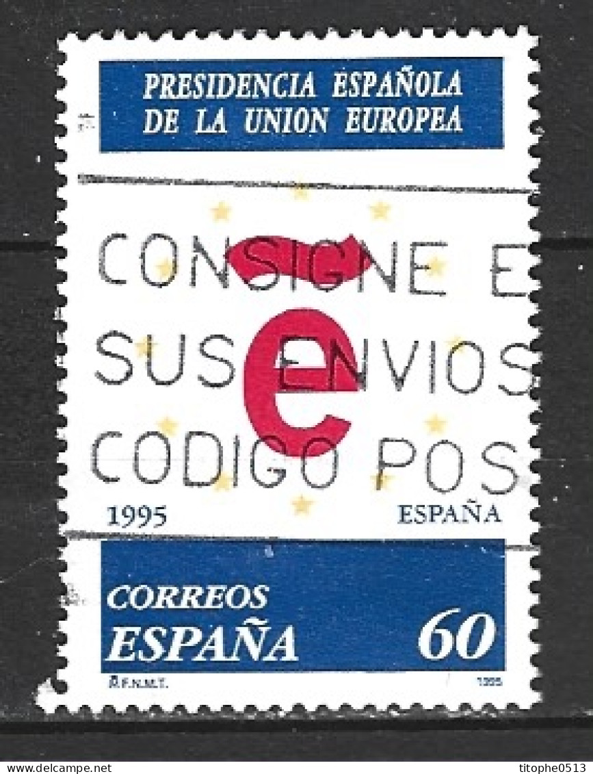 ESPAGNE. N°2973 Oblitéré De 1995. Présidence Espagnole De L'Union Européenne. - EU-Organe