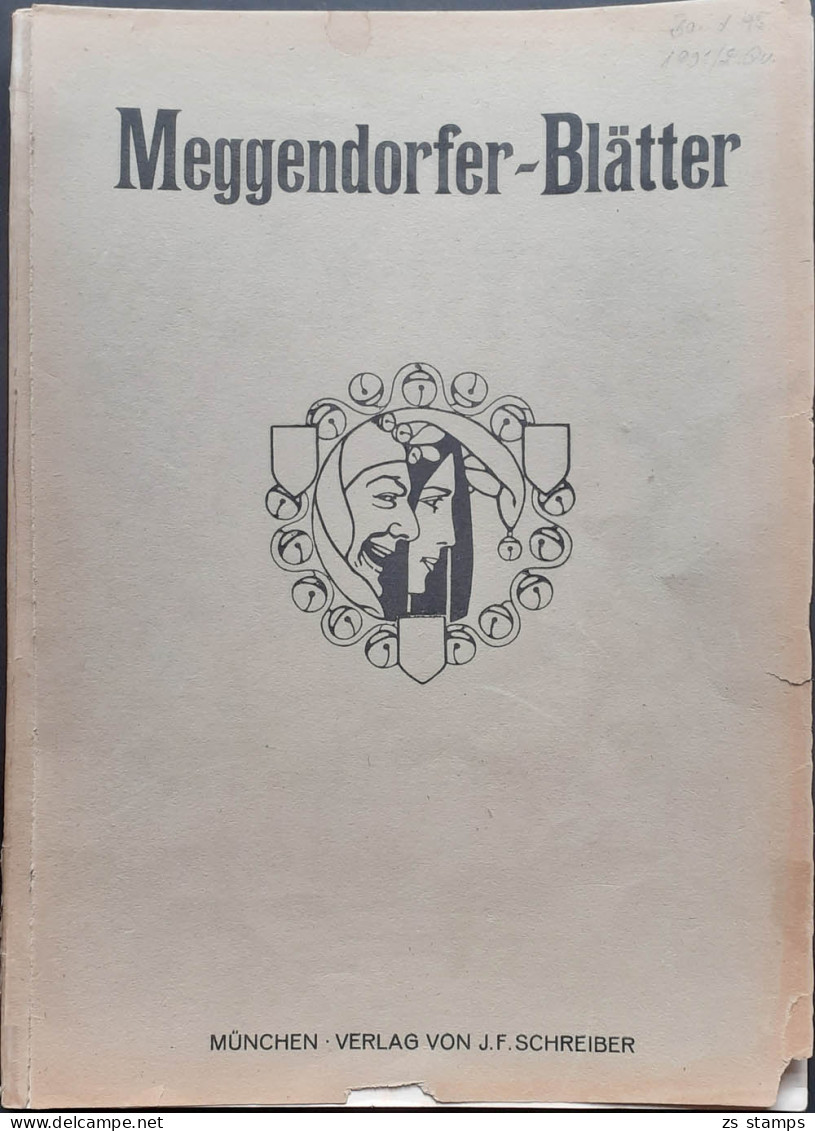 Meggendorfer Blätter Nr. 536 Bis 548, Humoristische, Kpl. Hefte, Gute Erhaltung, Einband Defekt, Band 45 1901 - Graphisme & Design