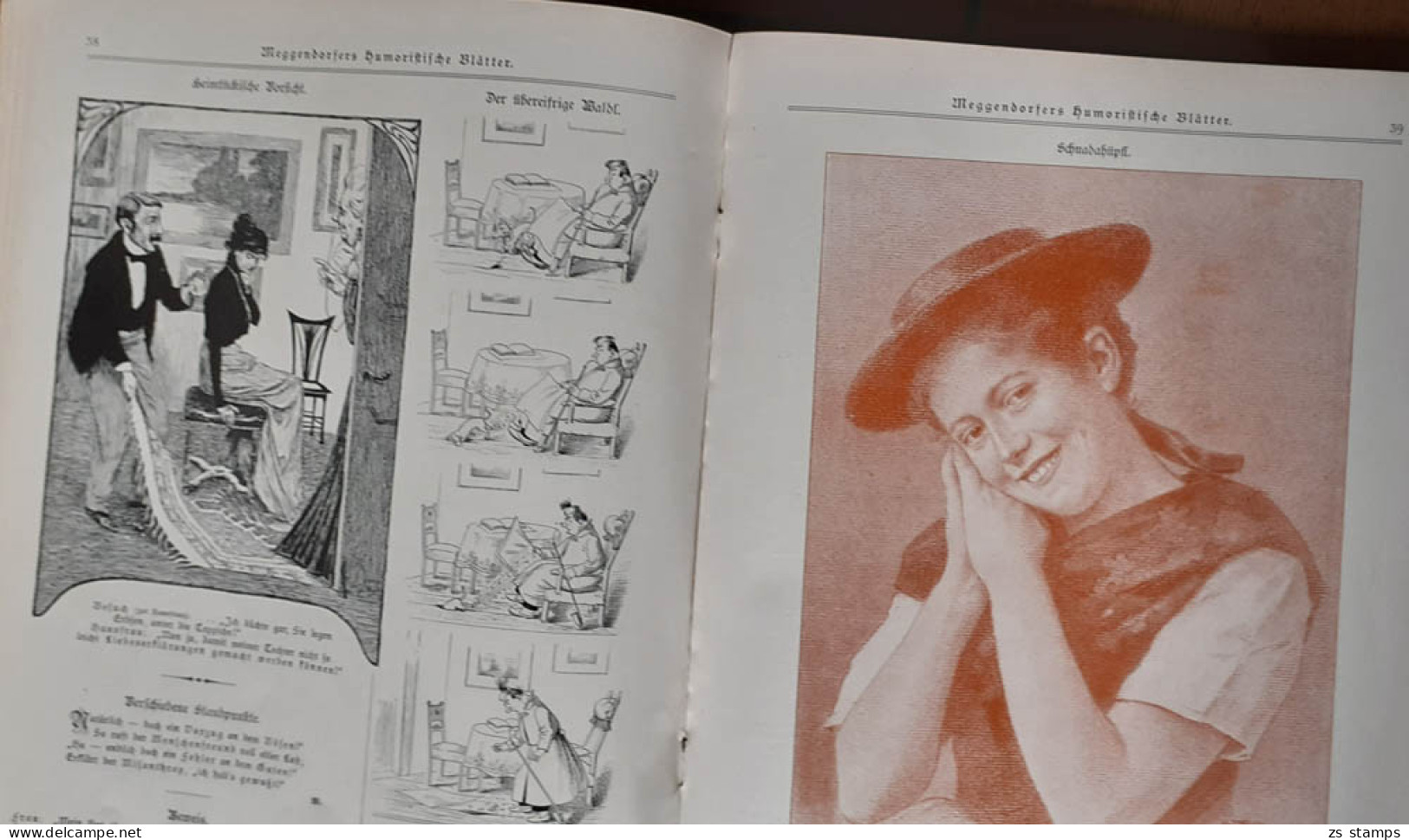 Meggendorfer Blätter Nr. 536 Bis 548, Humoristische, Kpl. Hefte, Gute Erhaltung, Einband Defekt, Band 45 1901 - Grafik & Design