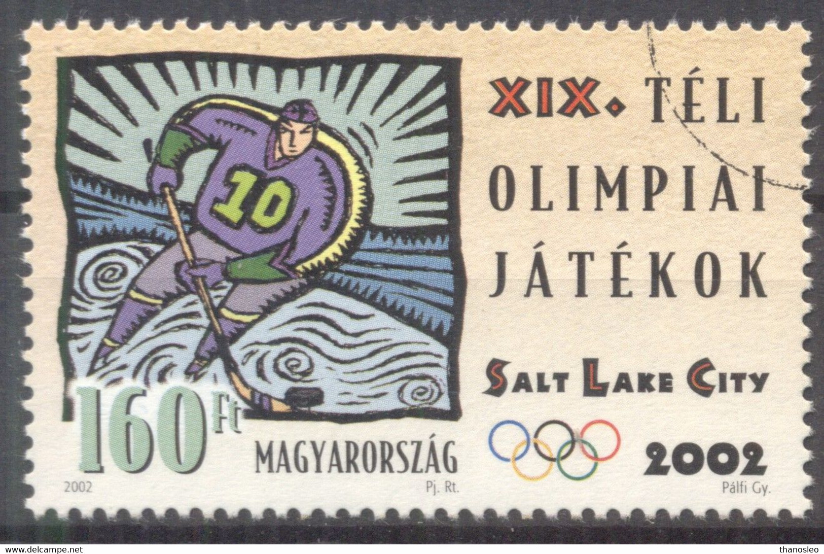 Hungary Specimen 2002 Winter Olympics, Salt Lake City MNH VF - Nuevos