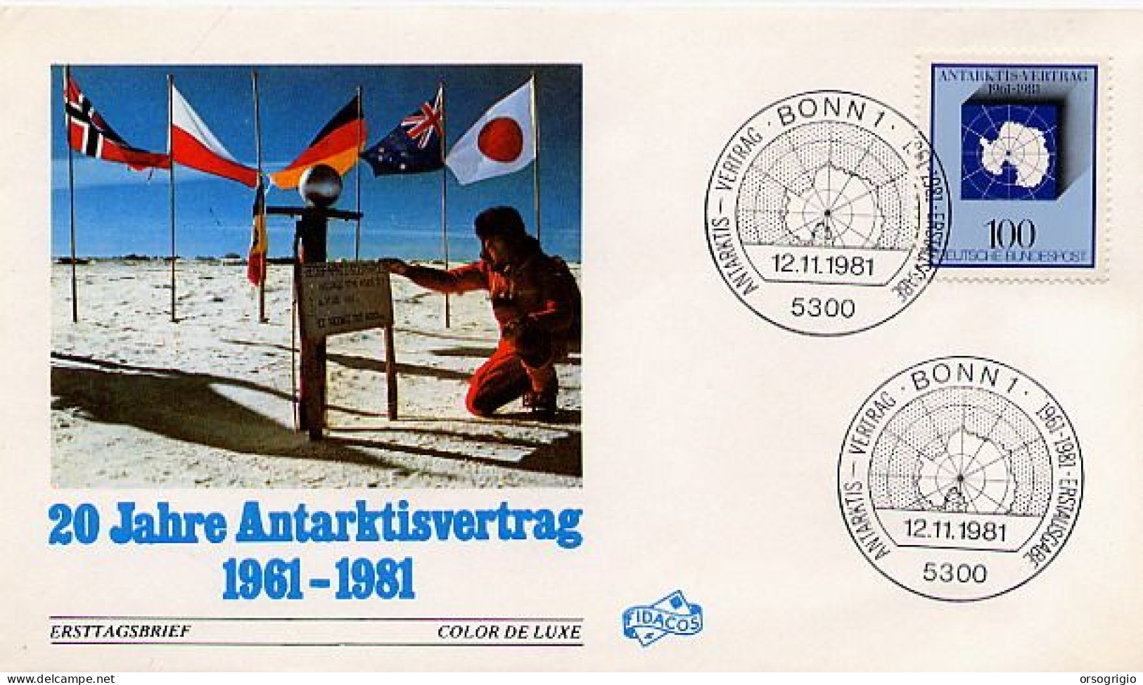 GERMANY - DEUTSCHE - FDC 1981 - ANTARKTIS - 1981-1990