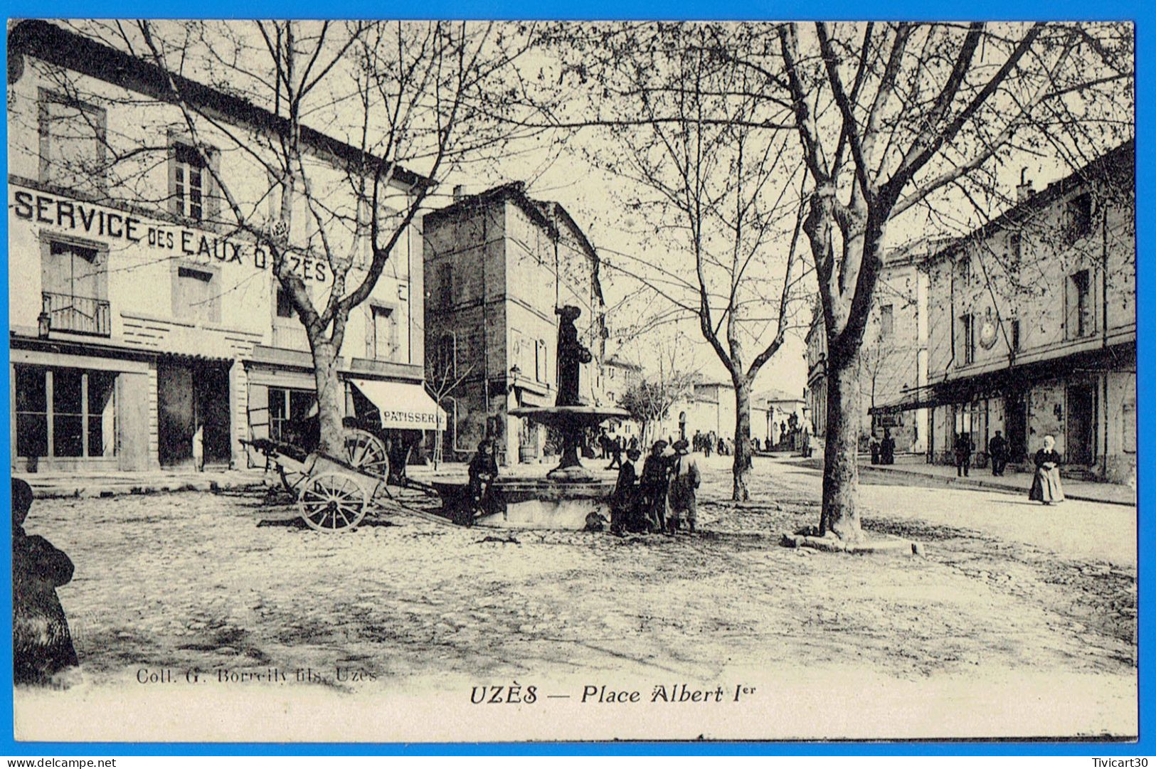 CPA GARD (30) - UZES - PLACE ALBERT 1° - Uzès