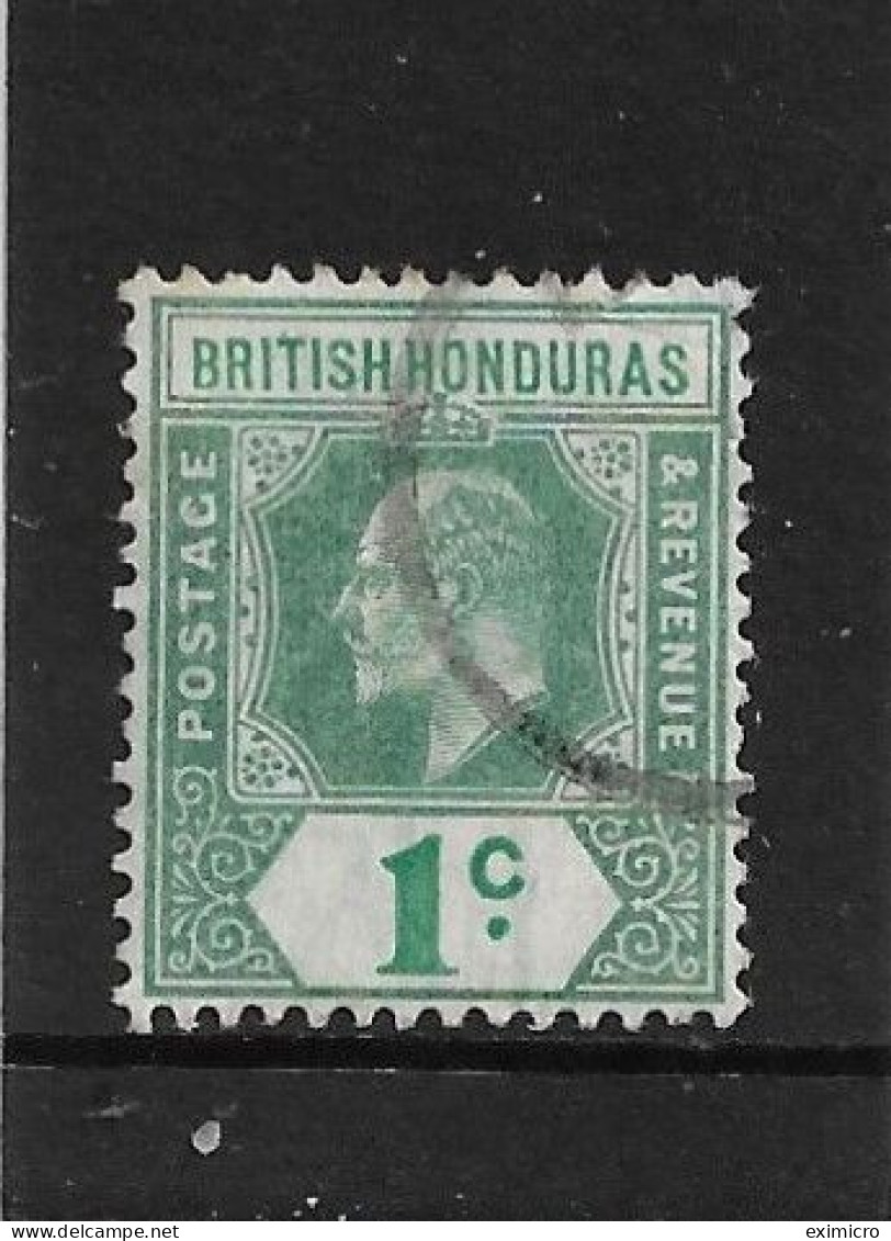 BRITISH HONDURAS 1905 1c SG 84 ORDINARY PAPER FINE USED Cat £22 - British Honduras (...-1970)
