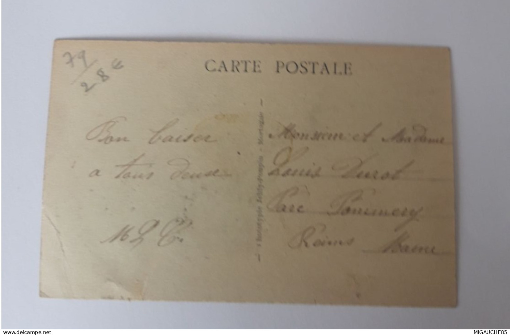 Carte  Postale   N 1797   CERISAY  La GARE - Cerizay