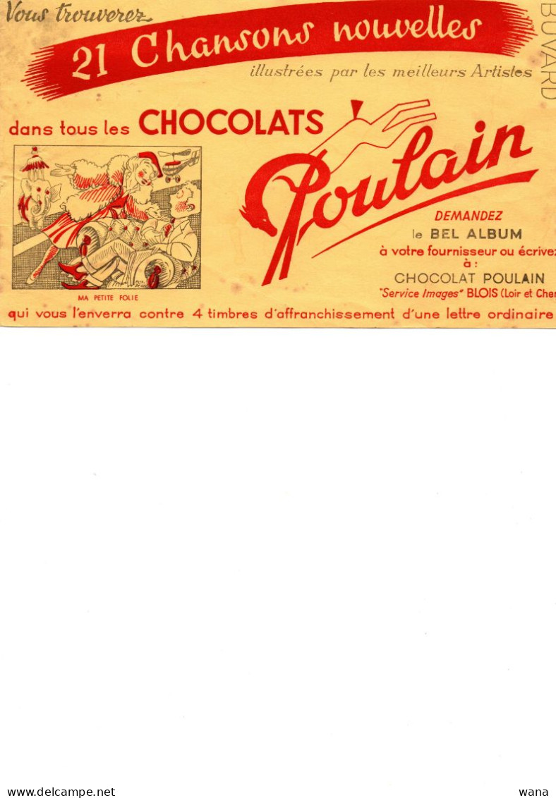 Buvard Poulin Chocolat Ma Petite Folie Jaune - Chocolat