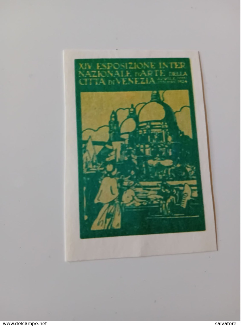 MARCA DA BOLLO ESPOSIZIONE INTERNAZIONALE D'ARTE VENEZIA - NUOVA - Fiscaux