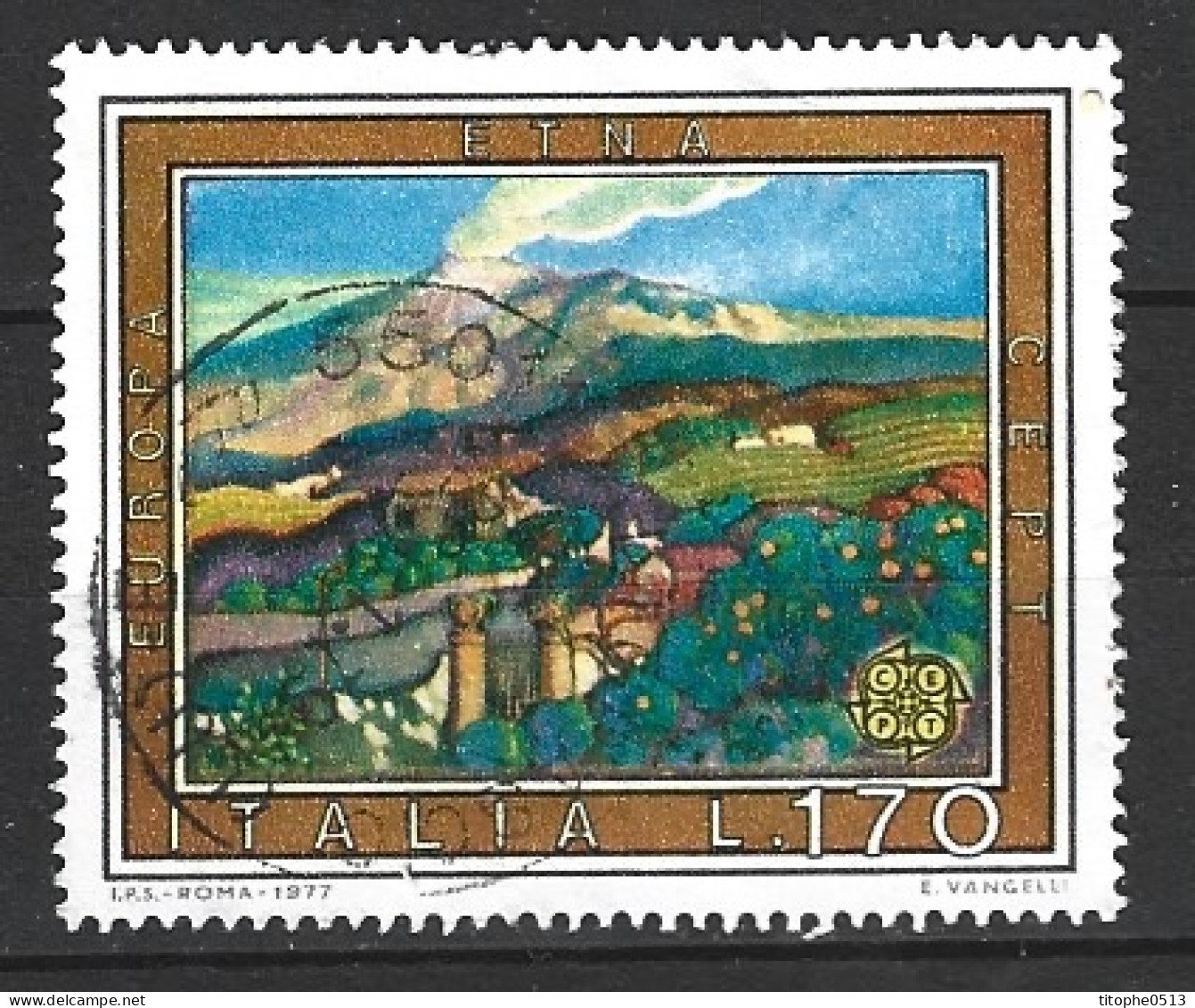 ITALIE. N°1299 De 1977 Oblitéré. Etna. - Volcans