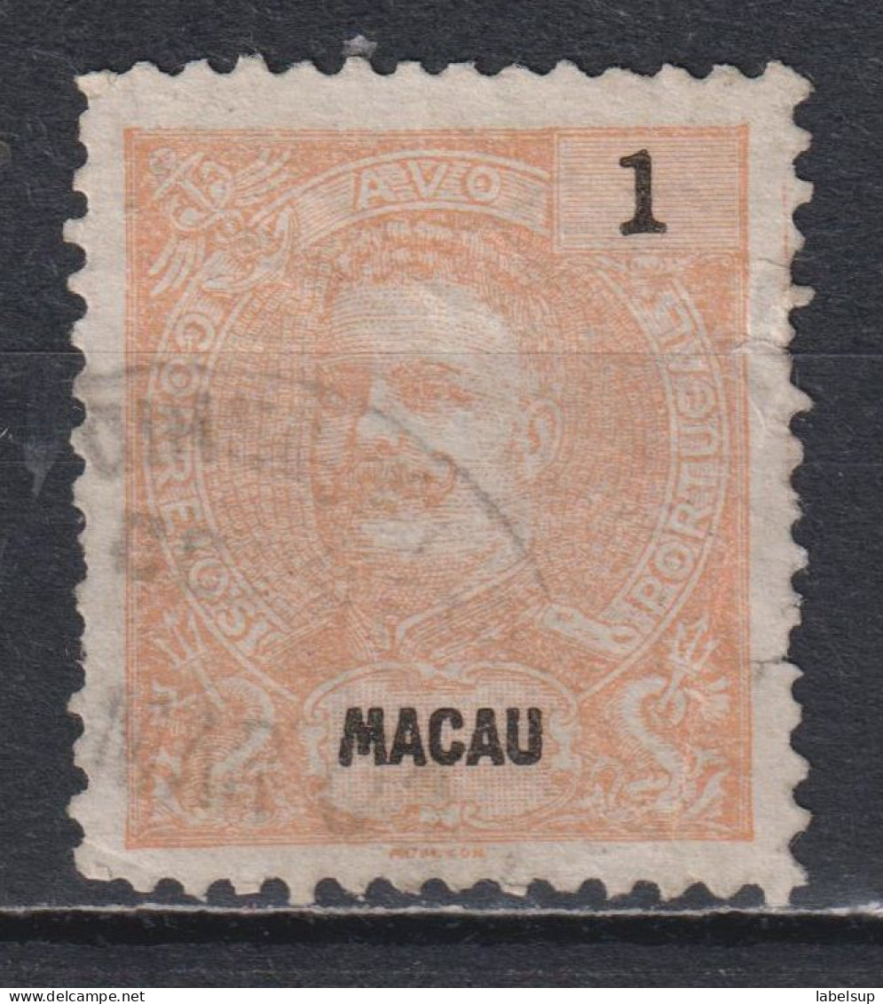 Timbre Oblitéré De Macao De 1898 N° 79 - Oblitérés