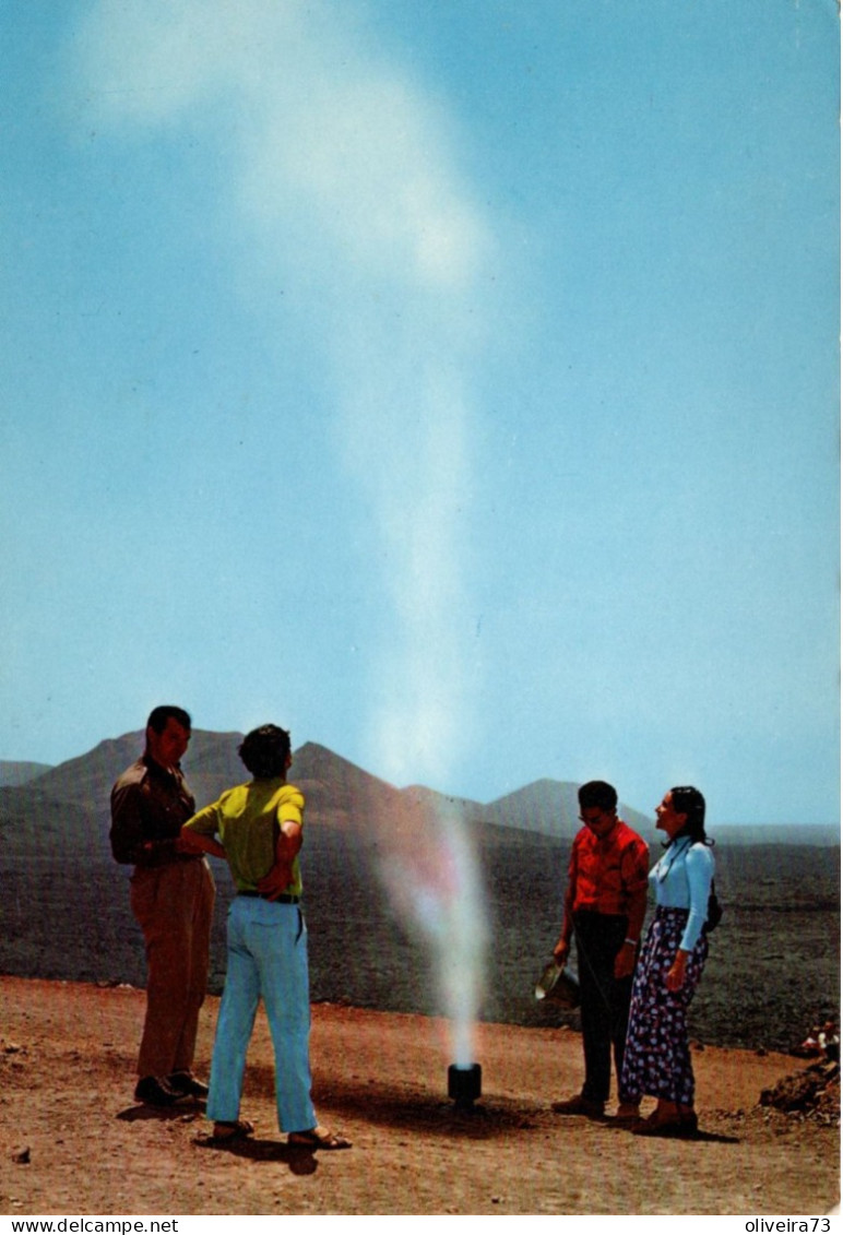 LANZAROTE - Geiser En Montaña De Fuego - Lanzarote