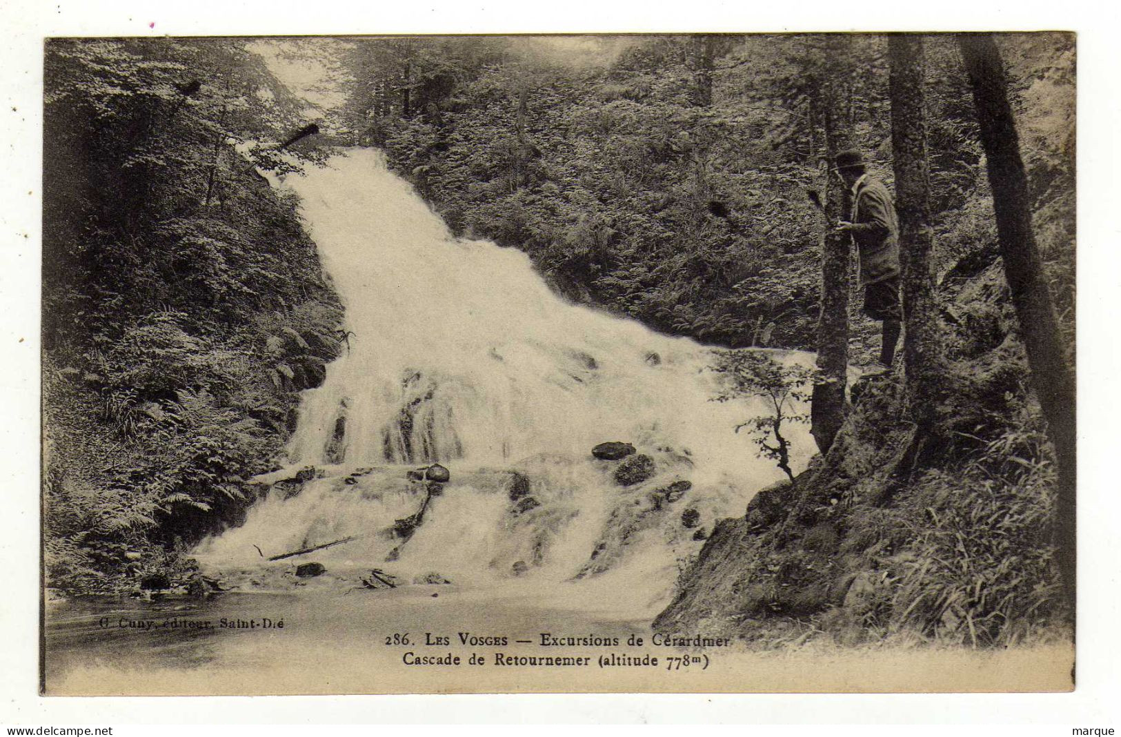 Cpa N° 286 Excursions De Gérardmer Cascade De Retournemer - Xonrupt Longemer