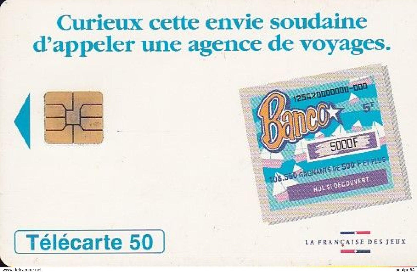 F638 04/1996 - BANCO - 50 SO3- (verso : N° Deux Lignes - 2ème Ligne Vers La Droite) - 1996