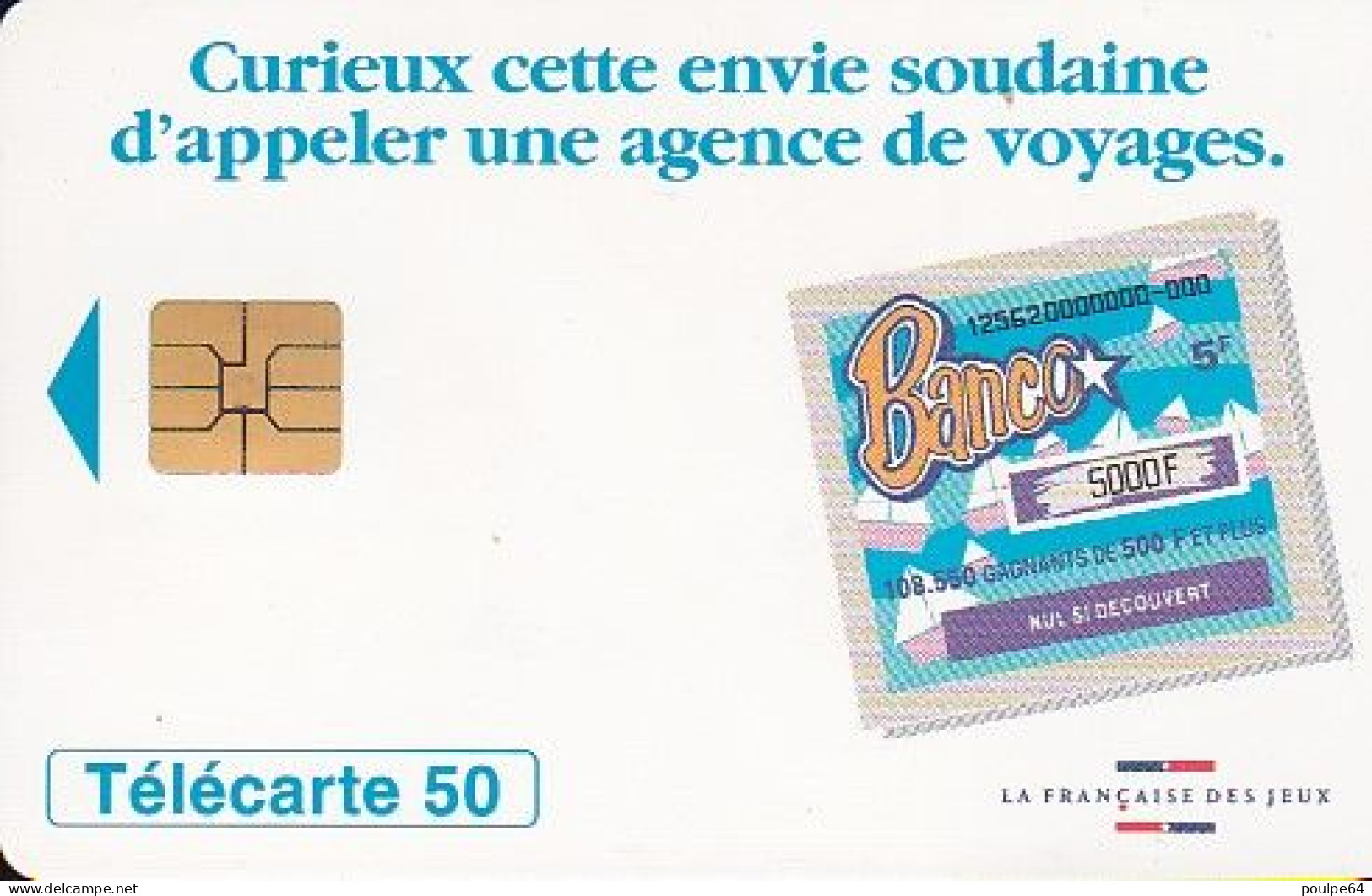 F638 04/1996 - BANCO - 50 SO3- (verso : N° Deux Lignes - 2ème Ligne Vers La Gauche Sous Le A) - 1996