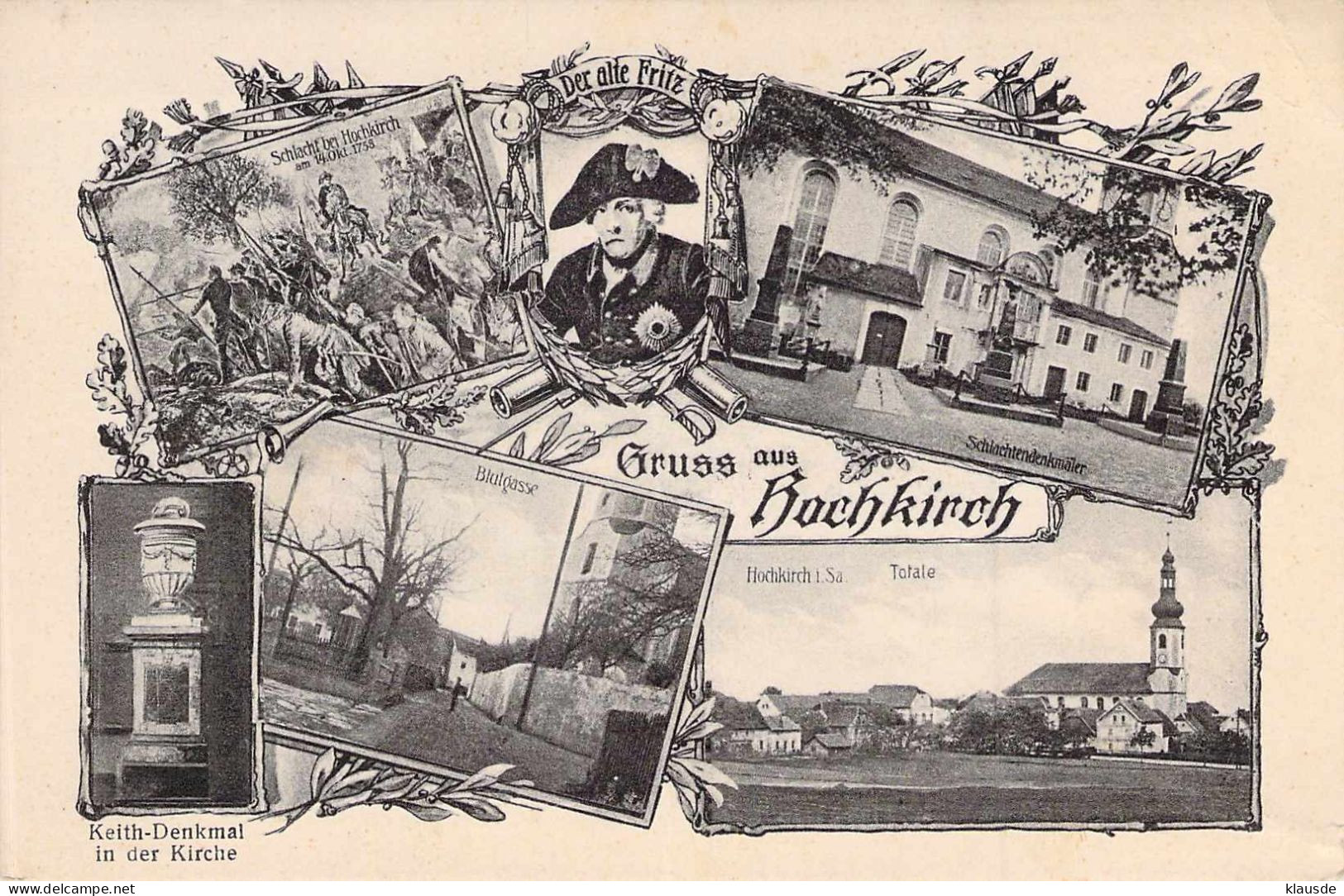 Gruß Aus Hochkirch - Mehrbild Gel.1927 - Hochkirch