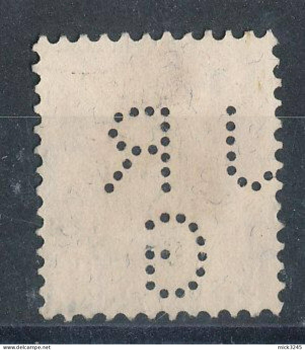 Suisse N°119 (o)  Perforé J R G - Perfins