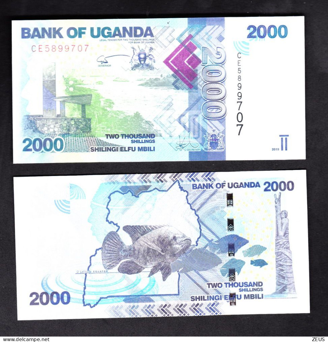 UGANDA 2000 SHILINGI  2019  PIK 50E FDS - Ouganda