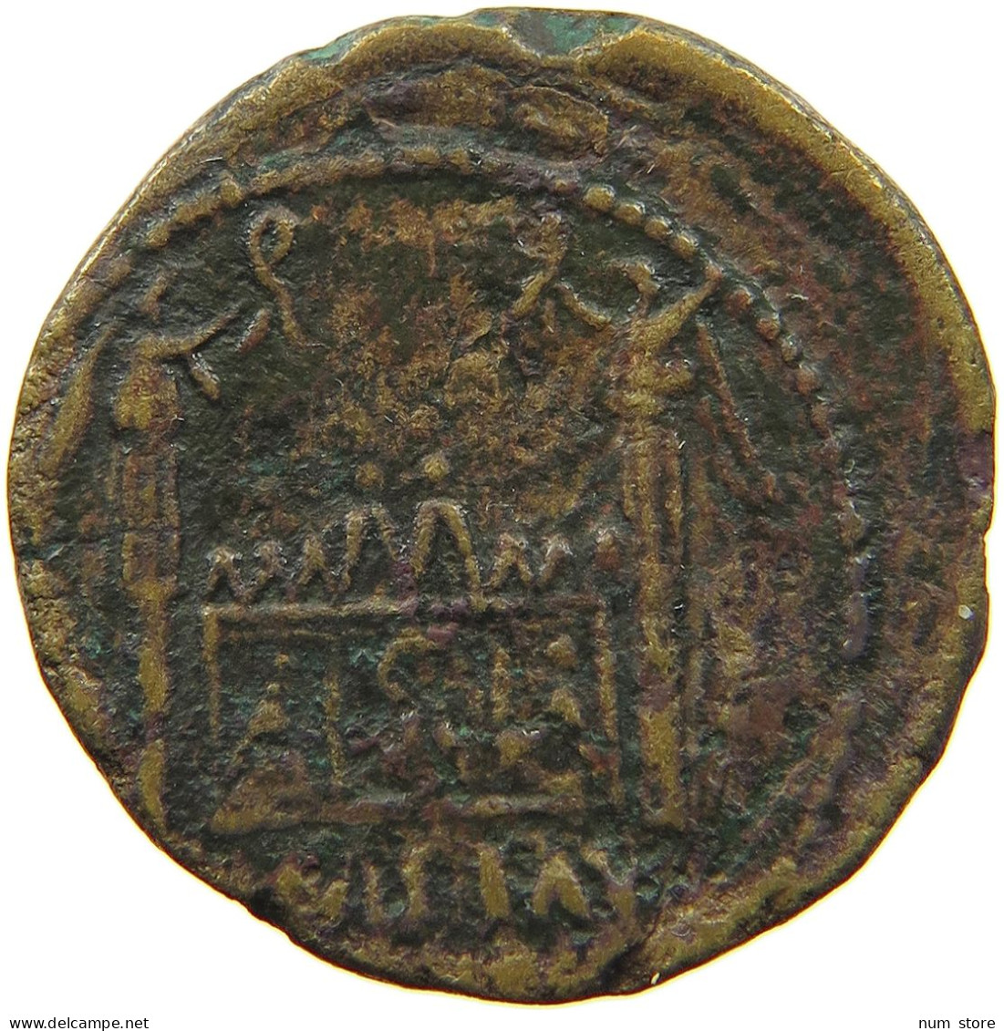 ROME EMPIRE AE SEMIS  Tiberius (4-37) ALTAR LUGDUNUM #t117 0065 - La Dinastía Julio-Claudia (-27 / 69)