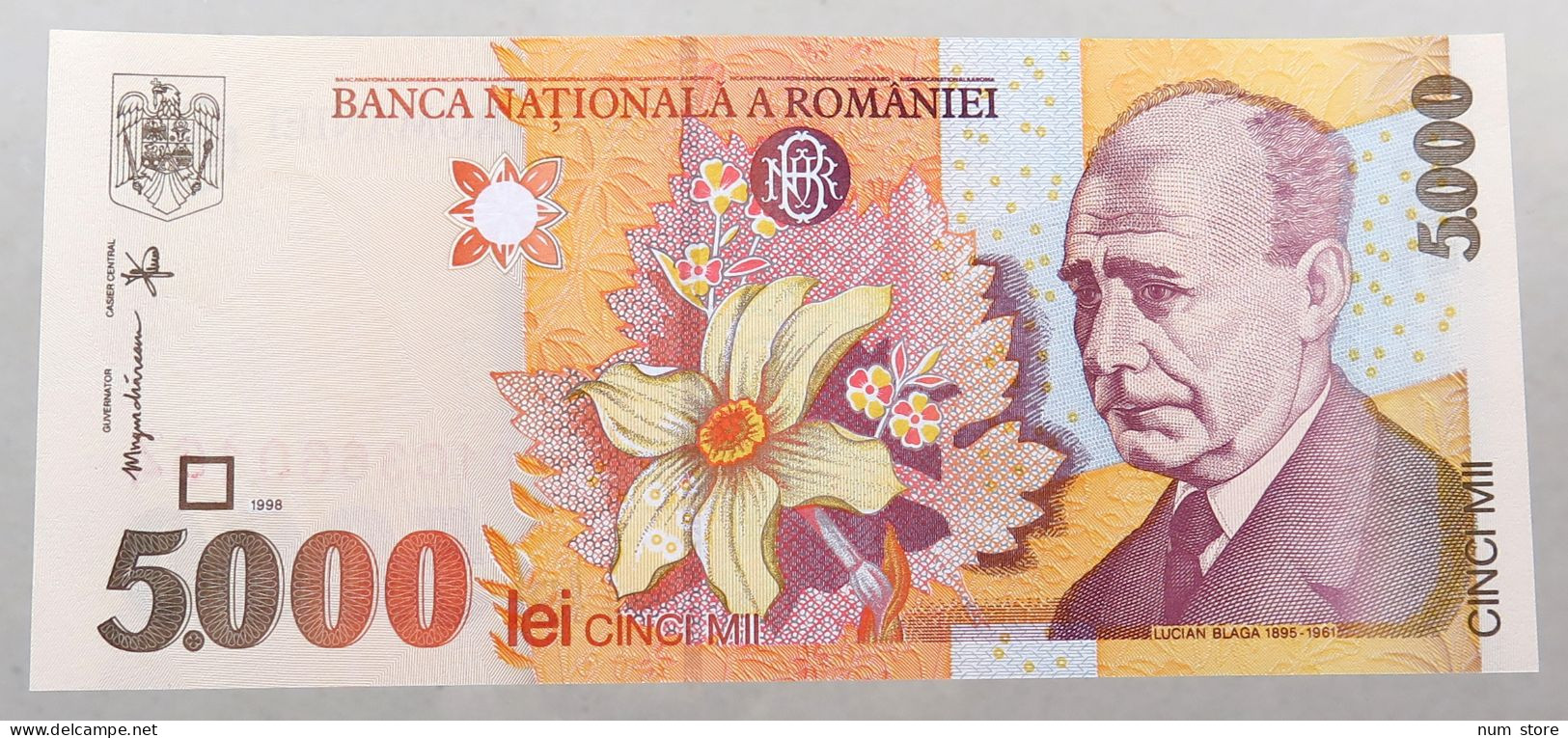 ROMANIA 5000 LEI 1998  #alb052 0261 - Roumanie