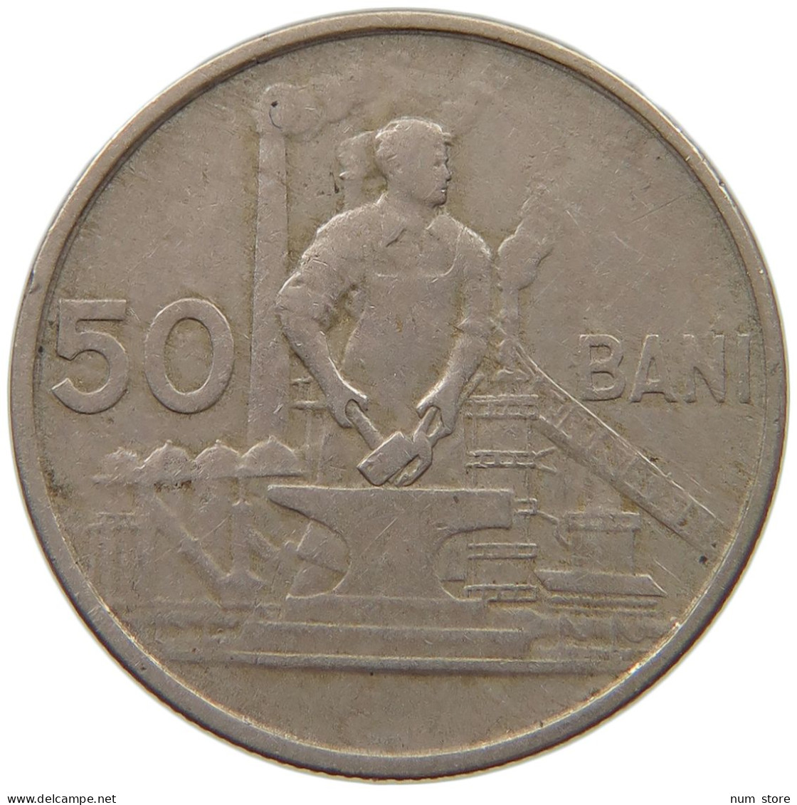 ROMANIA 50 BANI 1955  #c071 0125 - Roumanie