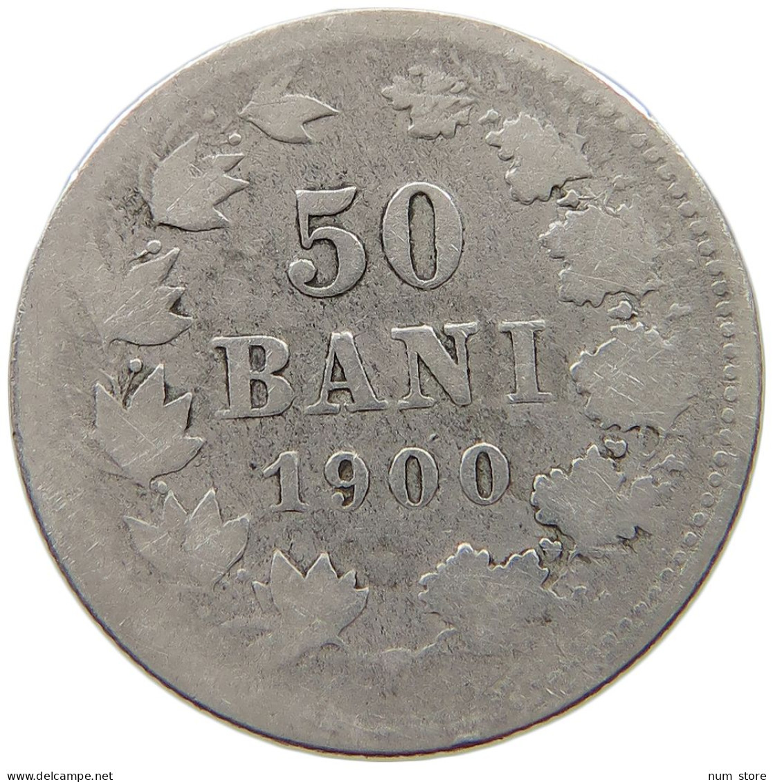 ROMANIA 50 BANI 1900 Carol I. 1866-1914 #a003 0653 - Roumanie