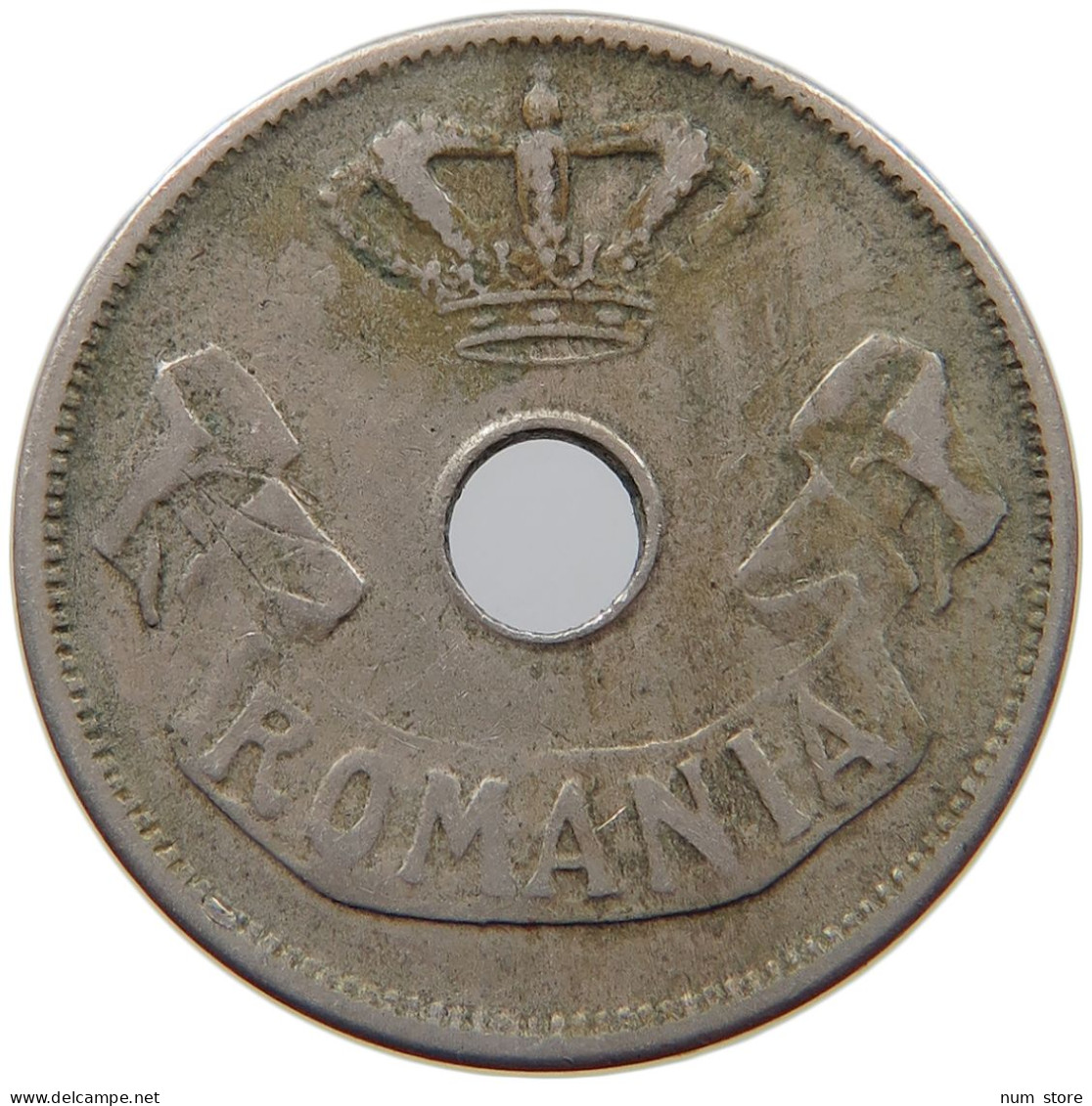 ROMANIA 20 BANI 1905 Carol I. 1866-1914 #s026 0163 - Roumanie