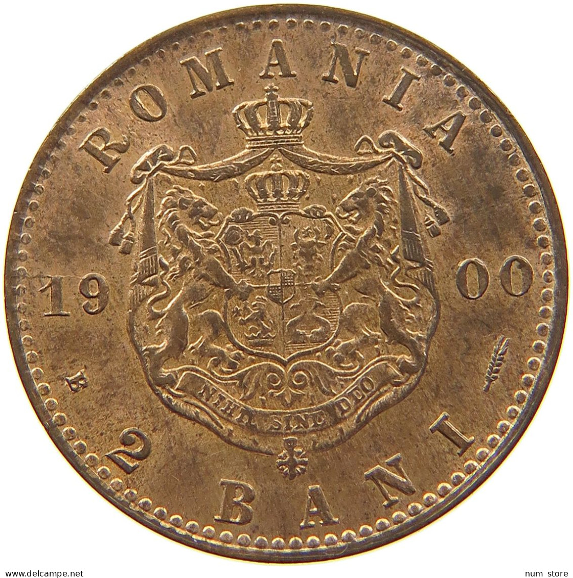 ROMANIA 2 BANI 1900 Carol I. 1866-1914 #t109 0113 - Roumanie