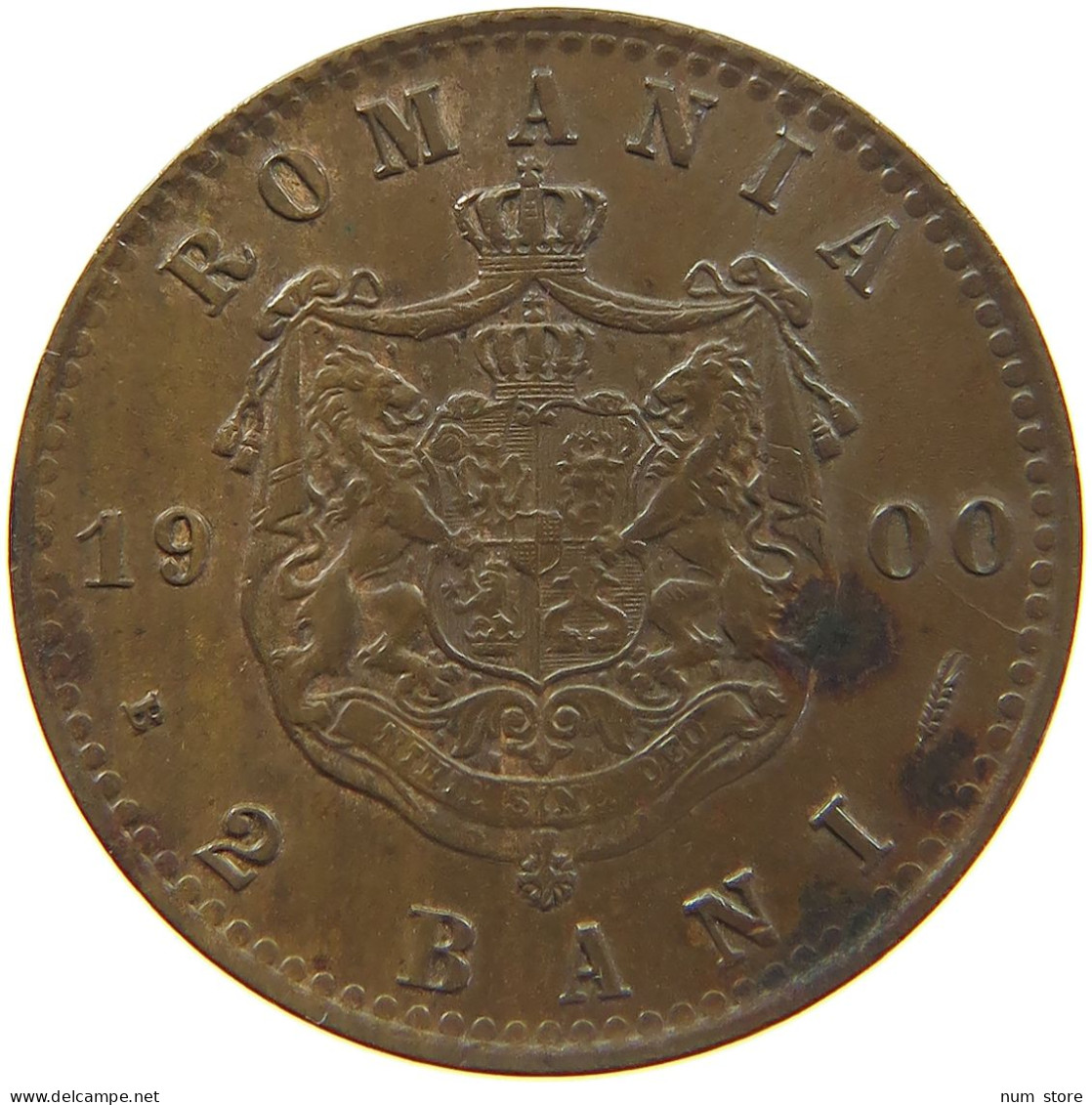 ROMANIA 2 BANI 1900 Carol I. 1866-1914 #c036 0359 - Roumanie