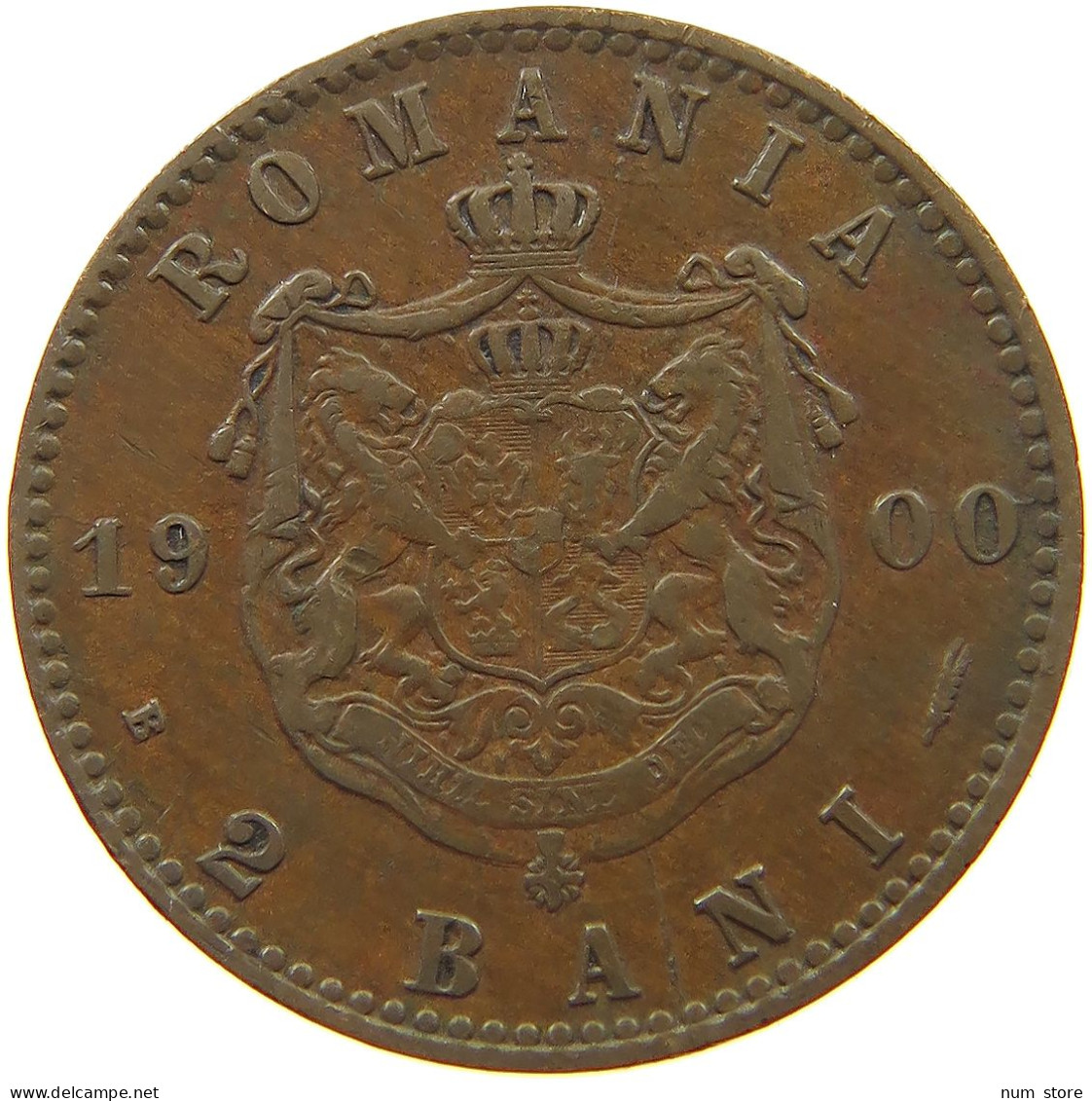 ROMANIA 2 BANI 1900 Carol I. 1866-1914 #a013 0595 - Roumanie