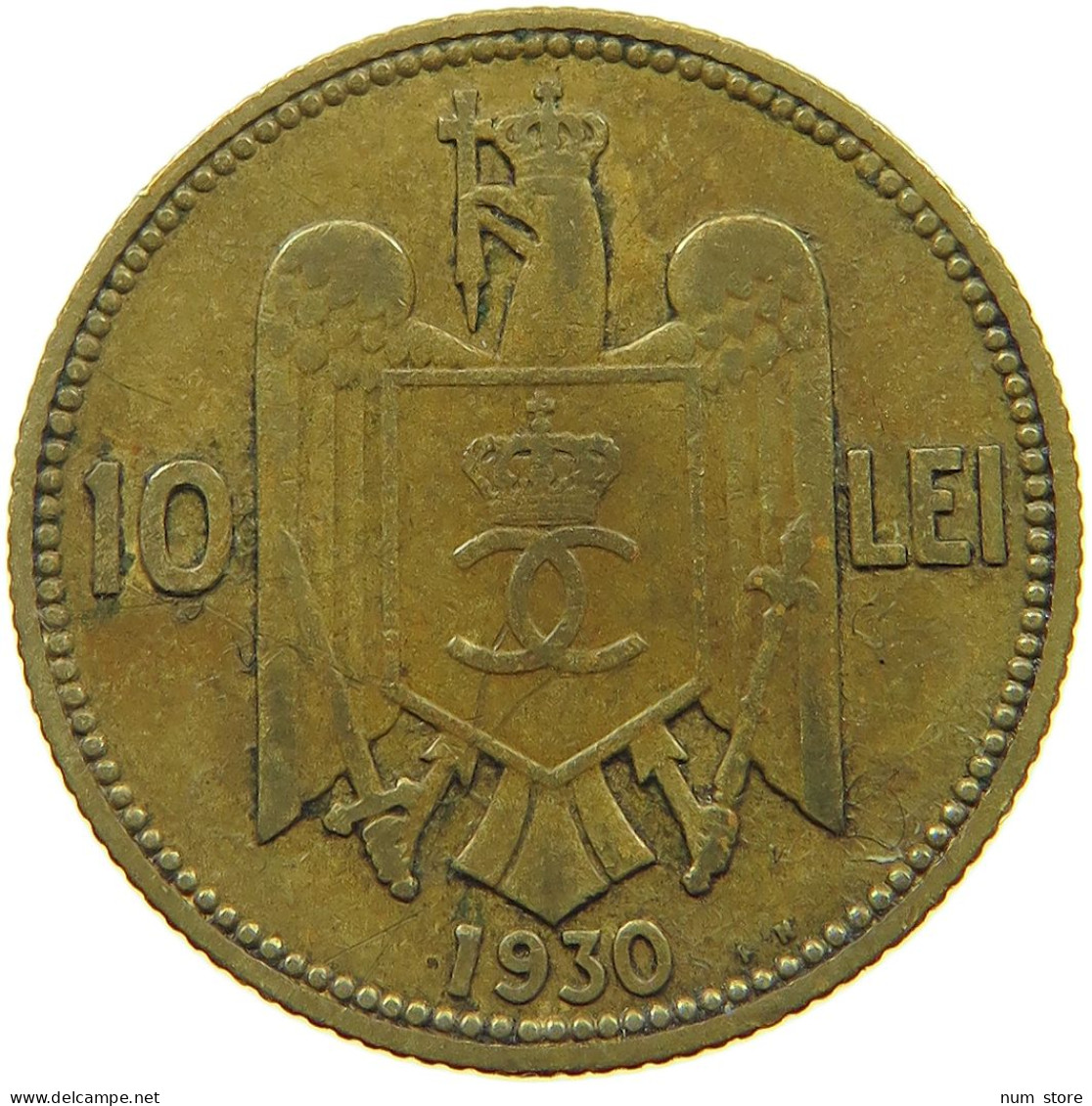 ROMANIA 10 LEI 1930 KN Carol II. (1930-1940) #a081 0149 - Roumanie