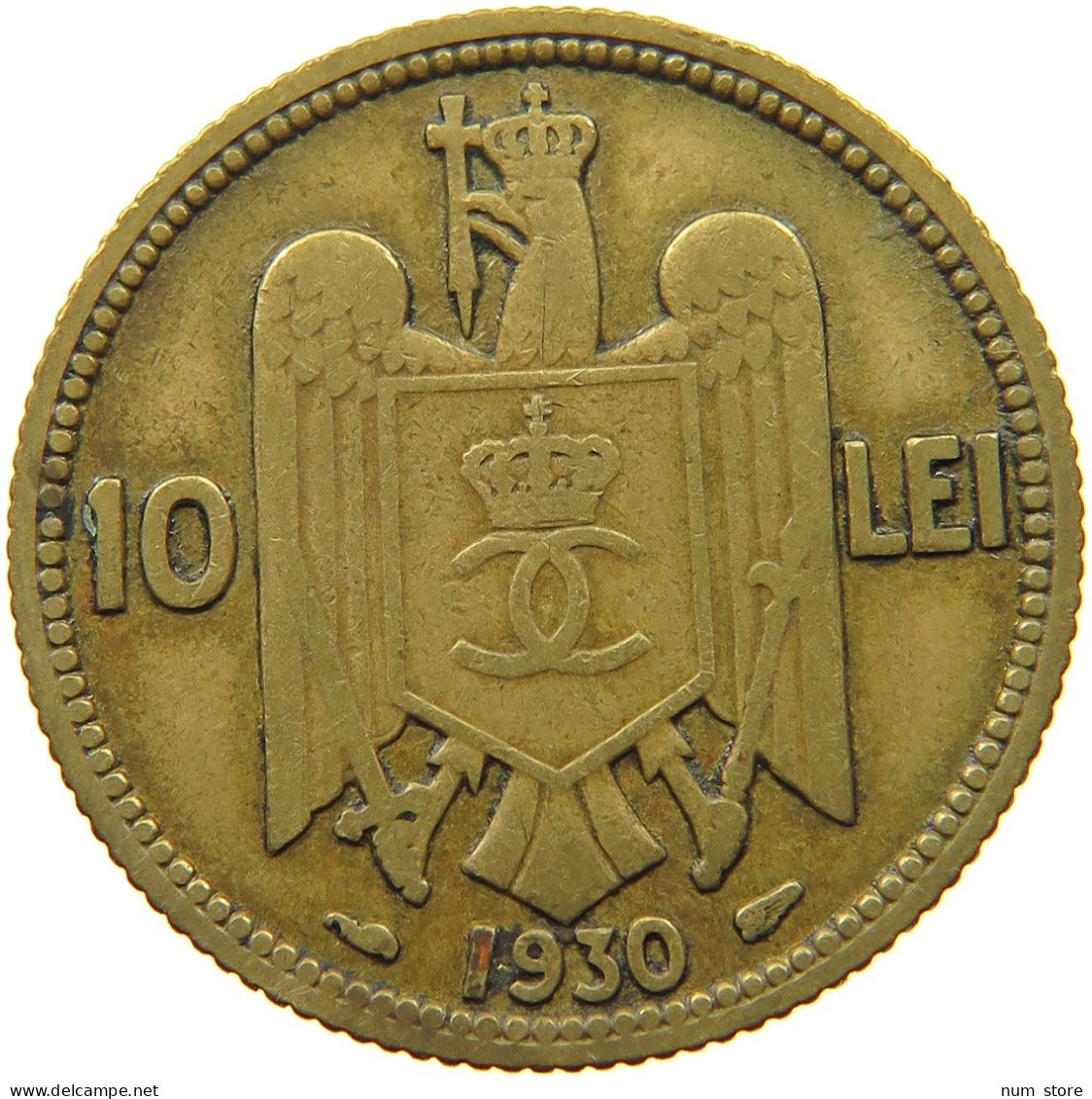 ROMANIA 10 LEI 1930 Carol II. (1930-1940) #s035 0603 - Roumanie