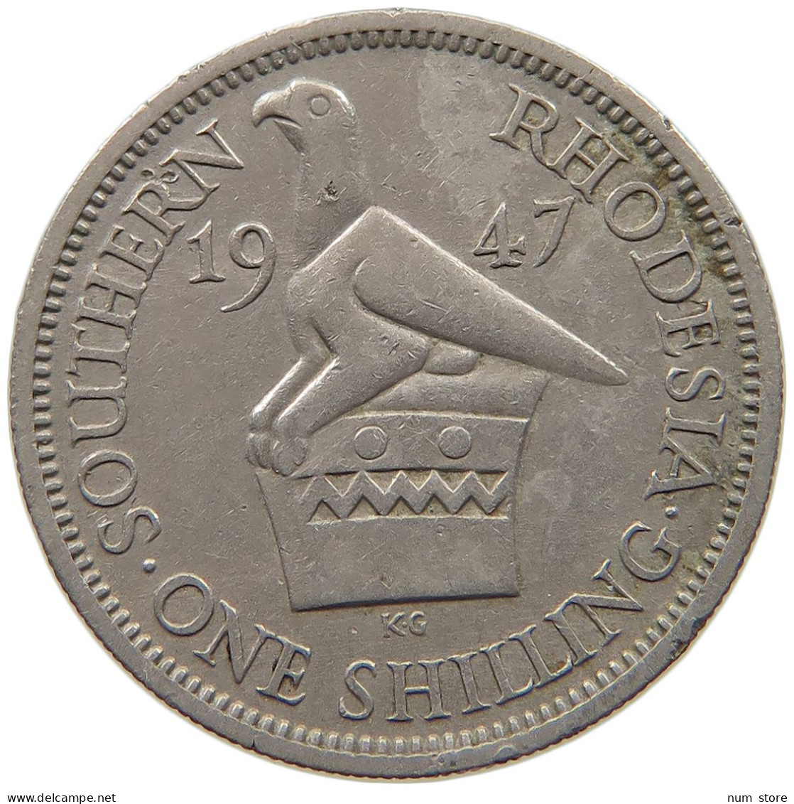 RHODESIA SHILLING 1947 George VI. (1936-1952) #c020 0077 - Rhodesien