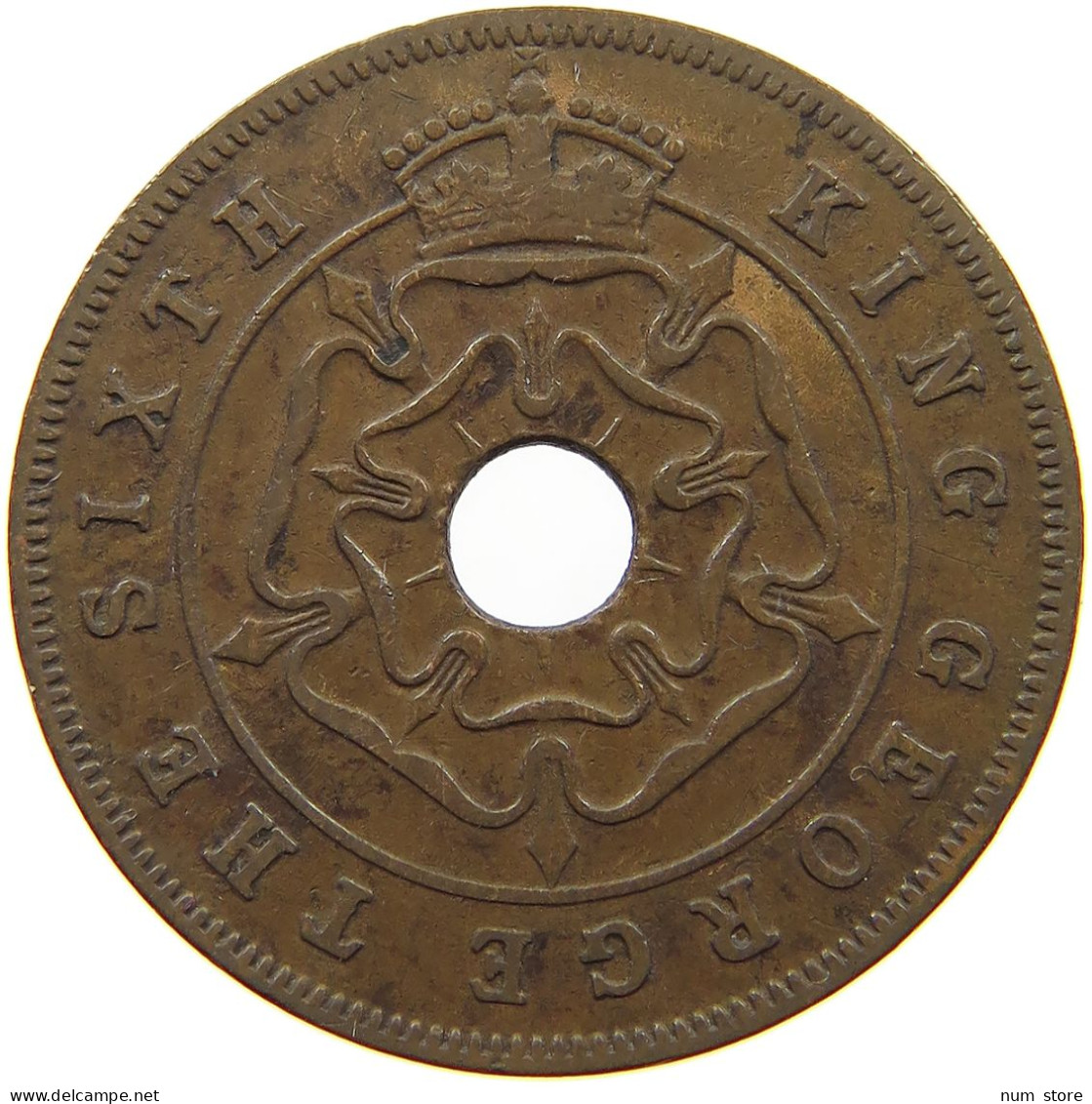 RHODESIA PENNY 1952 George VI. (1936-1952) #a092 0613 - Rhodesia