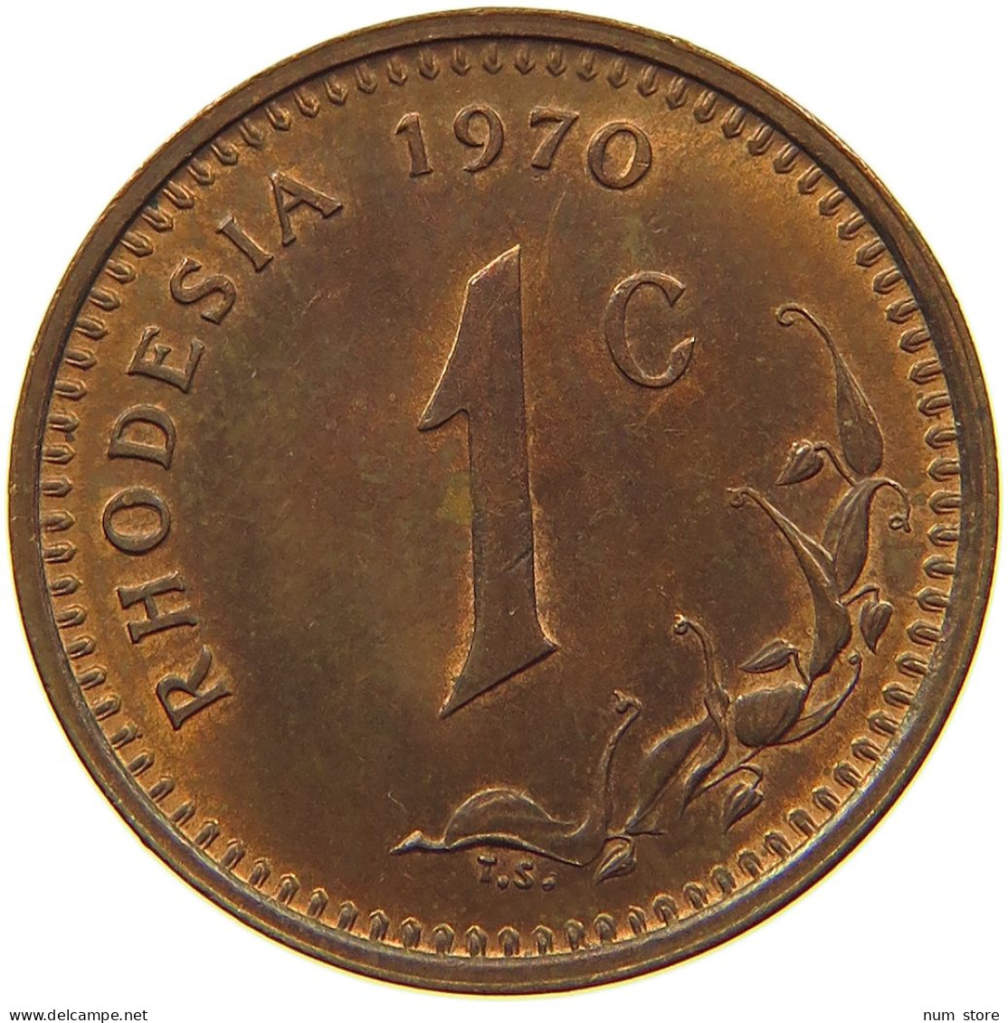 RHODESIA CENT 1970  #s067 0207 - Rhodesia