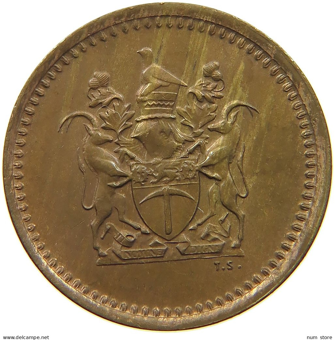 RHODESIA CENT 1975 Elizabeth II. (1952-2022) #a011 0641 - Rhodesia