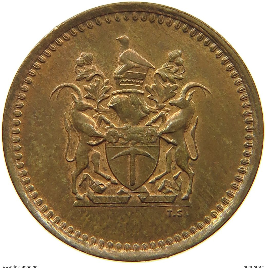 RHODESIA CENT 1975 Elizabeth II. (1952-2022) #s067 0209 - Rhodesië