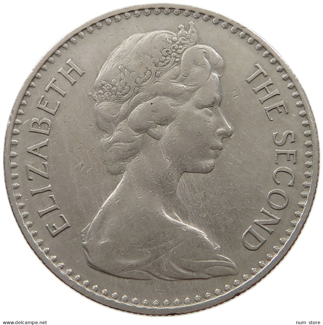 RHODESIA 25 CENTS 1964 Elizabeth II. (1952-2022) #a012 0733 - Rhodesien