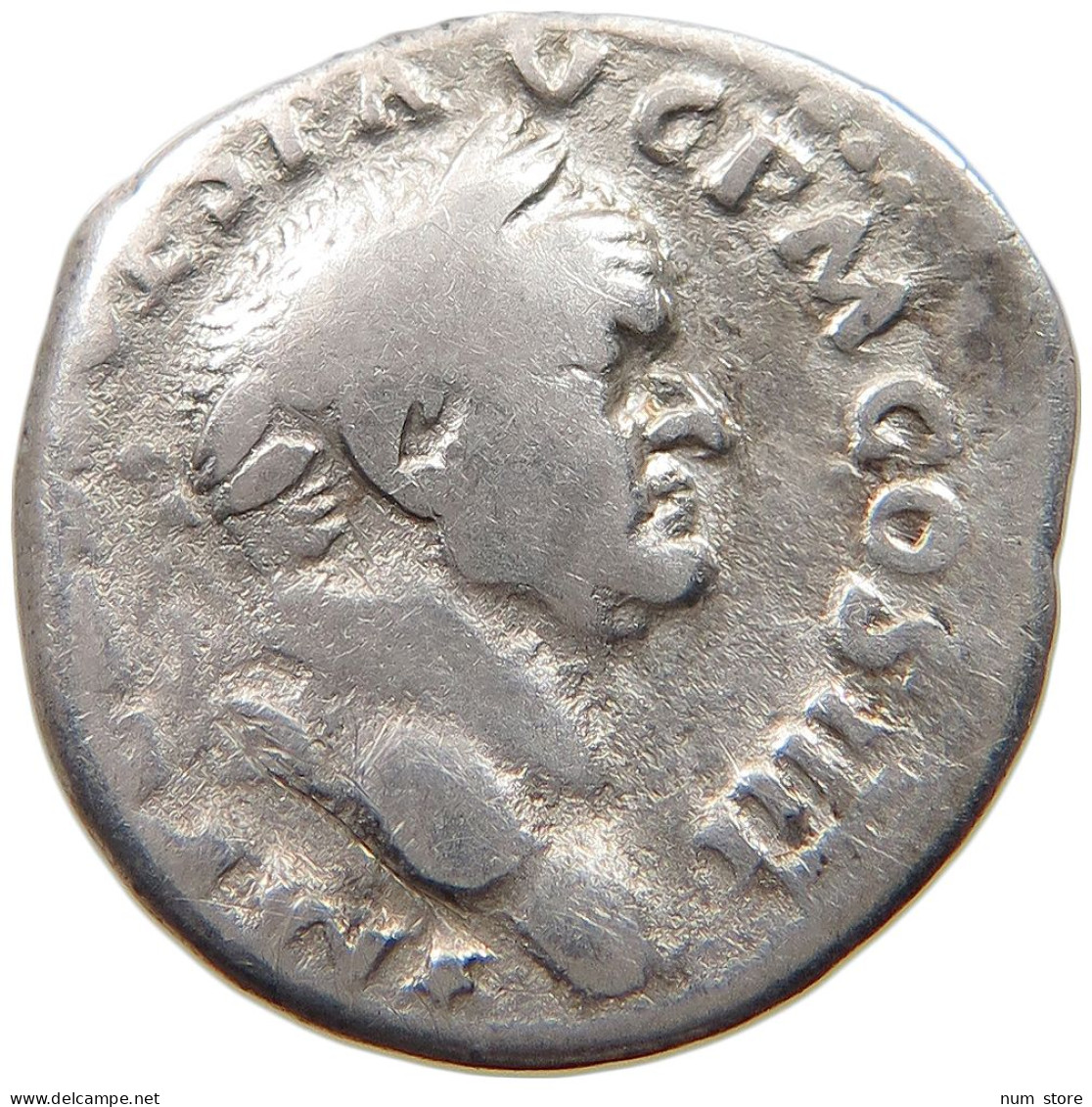 ROME EMPIRE DENAR  Vespasianus (69-79) CAES VESP AVG P M COS IIII #t109 2113 - La Dinastía Flavia (69 / 96)