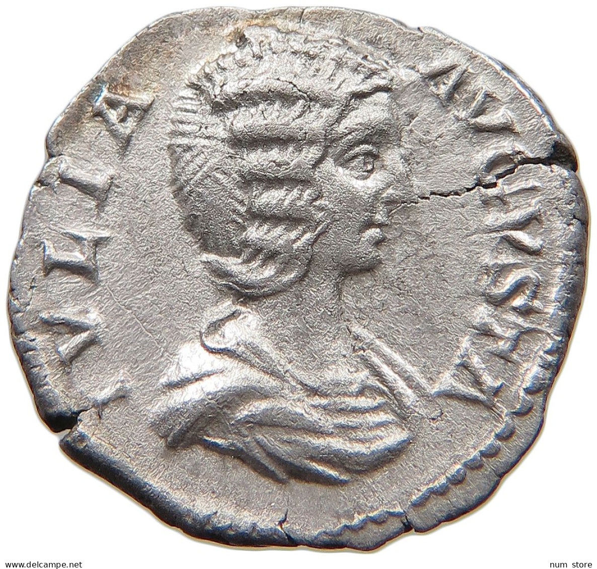 ROME EMPIRE DENAR  Julia Domna (217) ROMA SEATED FORTVNAE FELICI #t110 0363 - The Severans (193 AD To 235 AD)