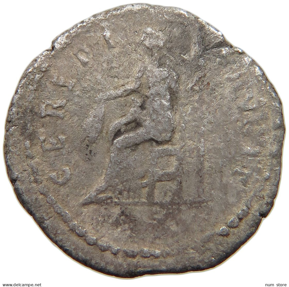 ROME EMPIRE DENAR  Julia Domna (217) CERERI FRVGIF #t134 0421 - La Dinastia Severi (193 / 235)