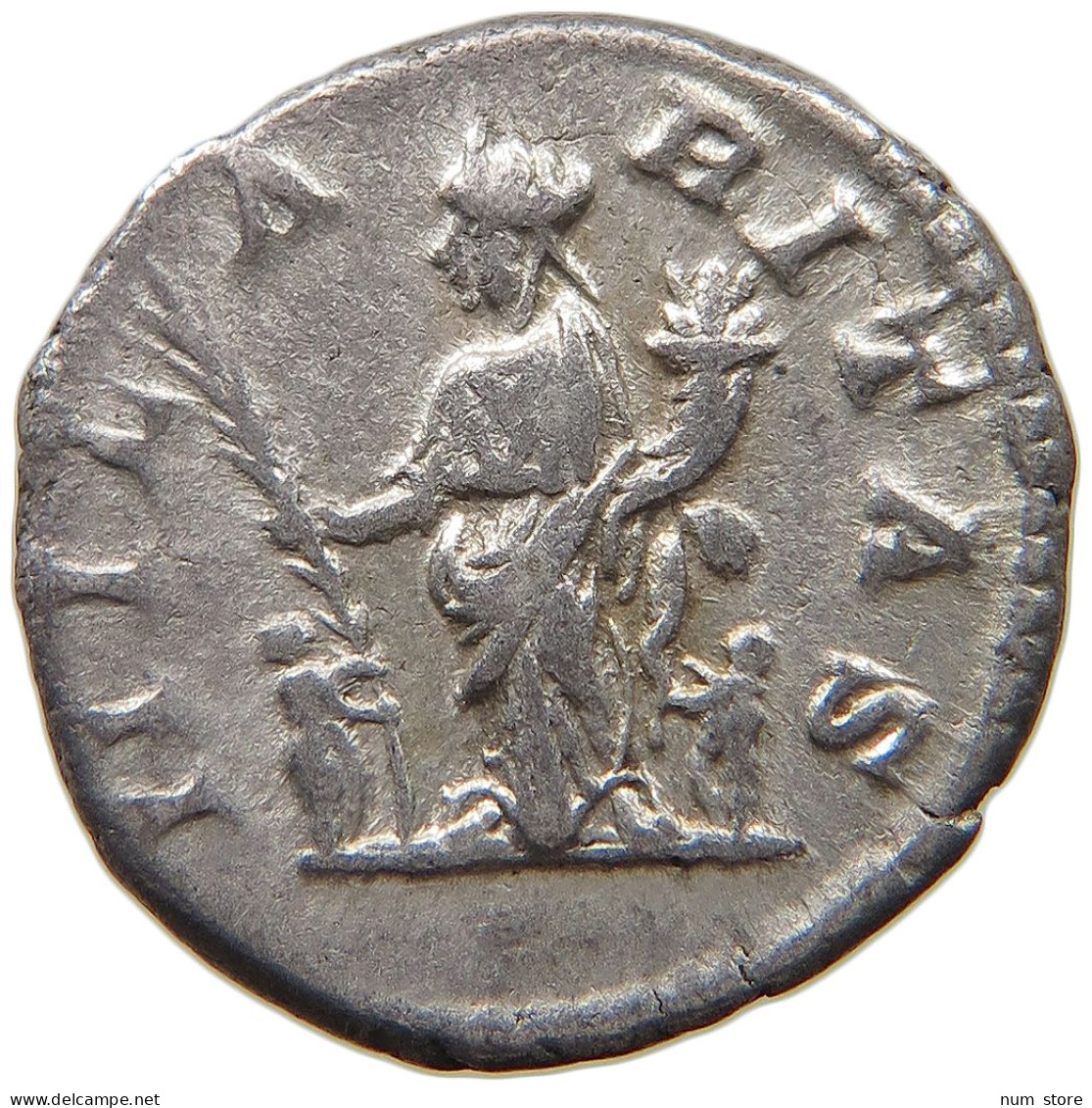 ROME EMPIRE DENAR  Julia Domna (217) HILARITAS #t110 0235 - The Severans (193 AD To 235 AD)