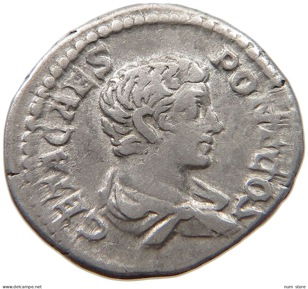 ROME EMPIRE DENAR  Geta (198-212) VOTA PVBLICA #t109 2125 - The Severans (193 AD To 235 AD)