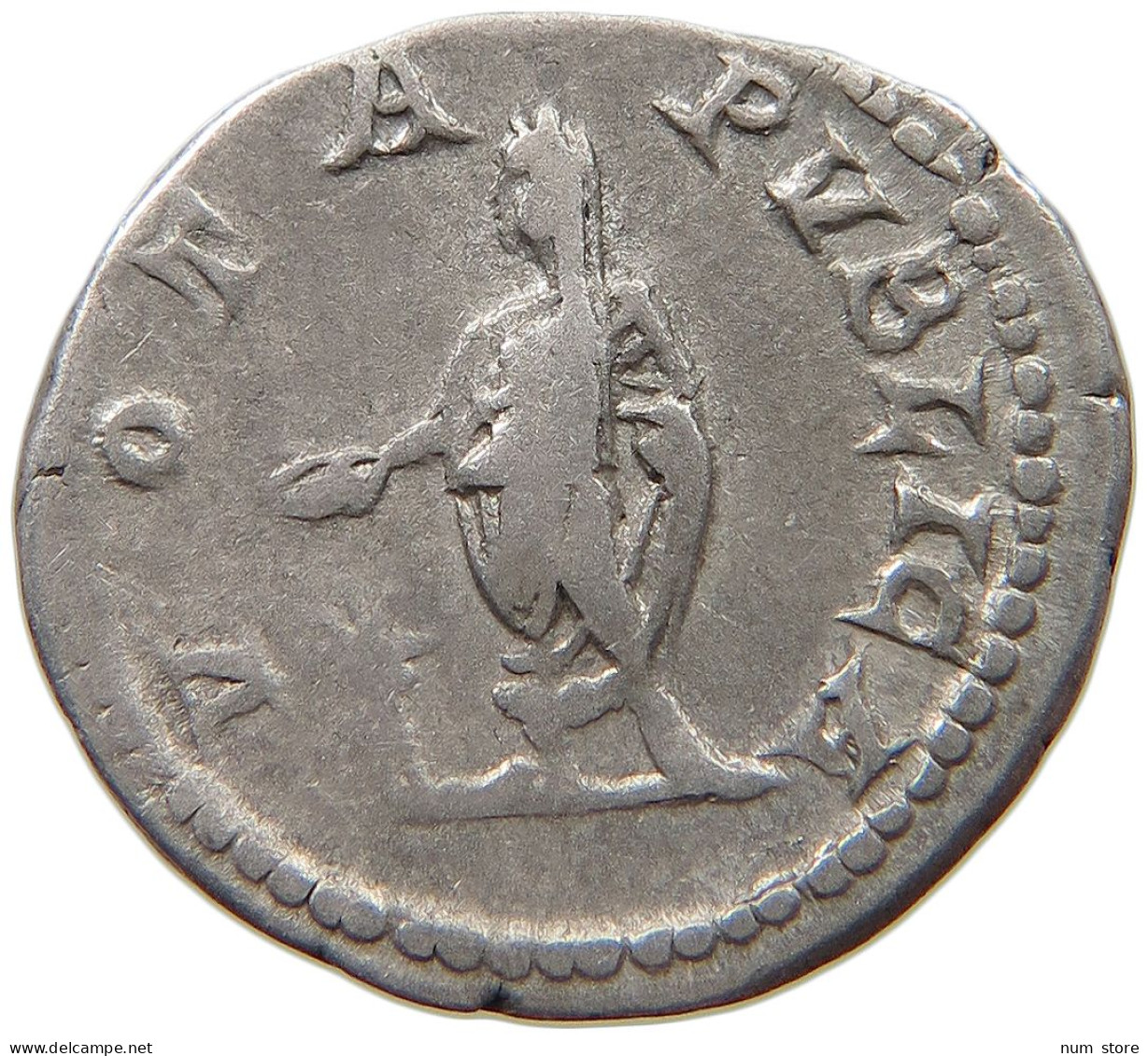 ROME EMPIRE DENAR  Geta (198-212) VOTA PVBLICA #t109 2125 - Die Severische Dynastie (193 / 235)