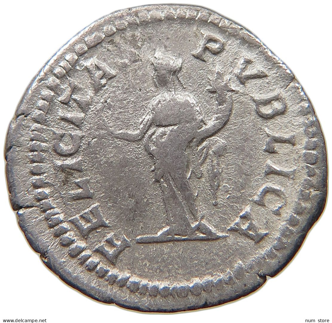 ROME EMPIRE DENAR  Geta (198-212) FELICITA PVBLICA #t110 0193 - The Severans (193 AD To 235 AD)